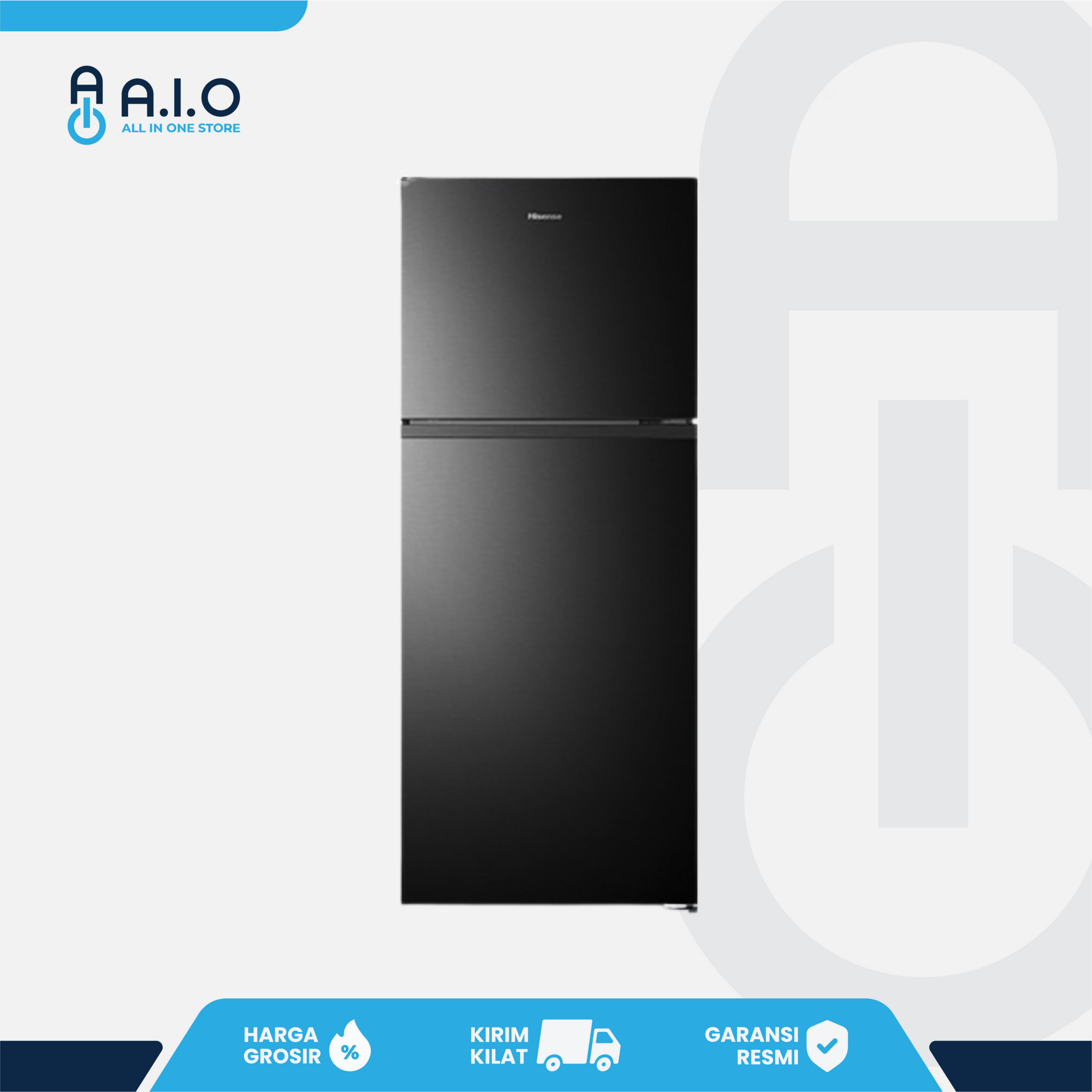 HISENSE - KULKAS 2 PINTU INVERTER 375 L - RT486N4IBV