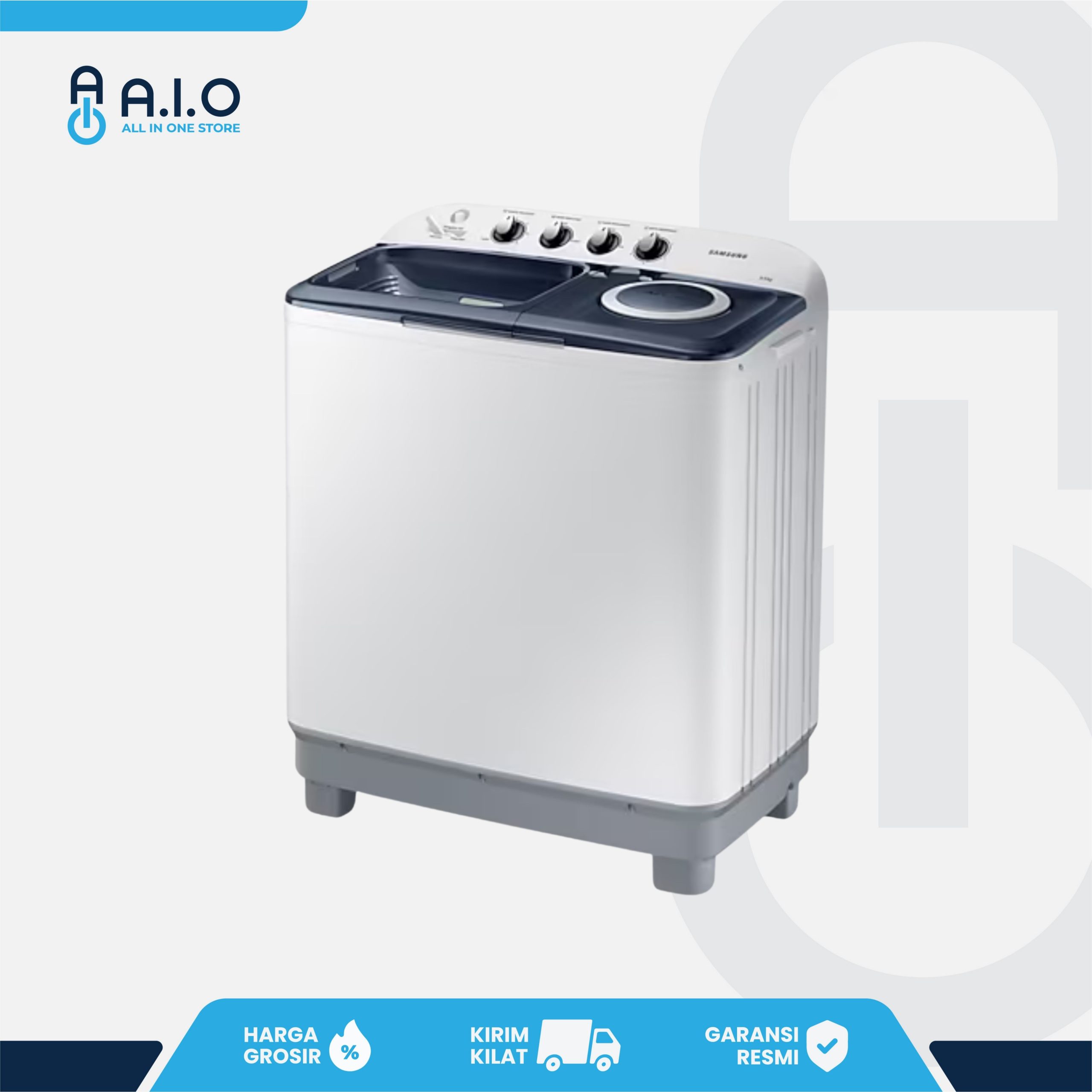 SAMSUNG - MESIN CUCI 2 TABUNG 9.5 KG - SAMS WT95H3330