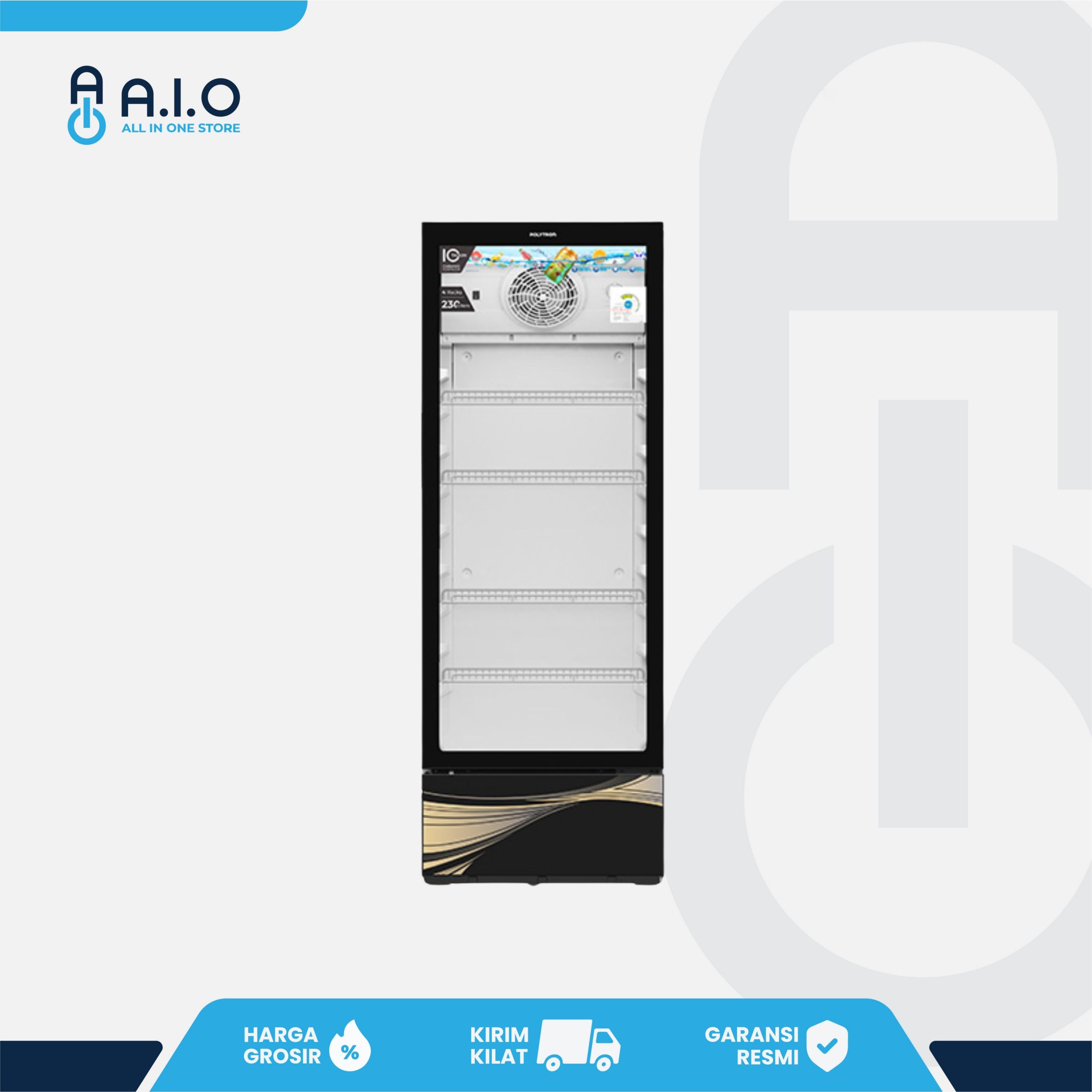 POLYTRON - SHOWCASE 1 PINTU 230 L - SCN 227