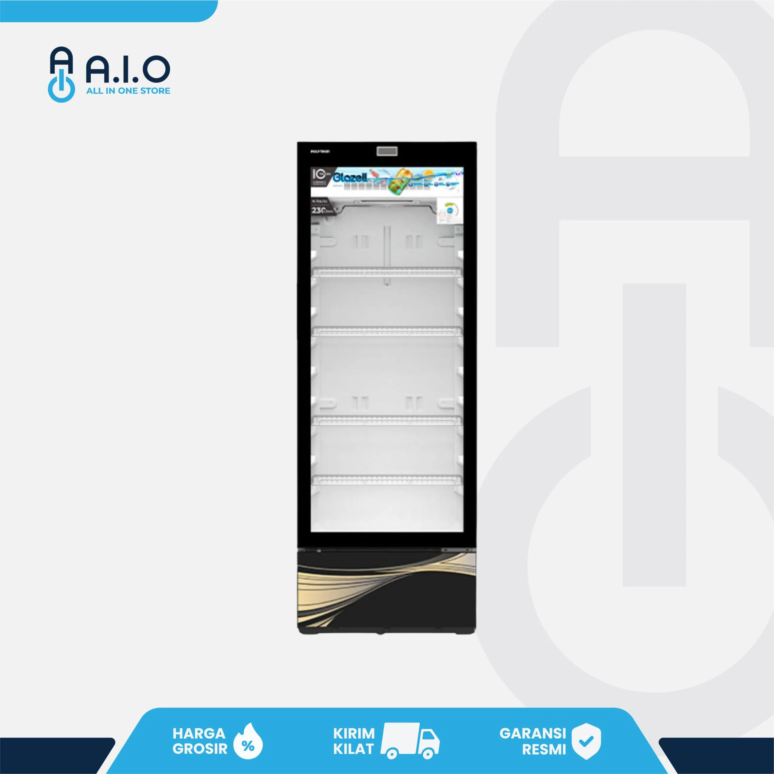 POLYTRON - SHOWCASE 1 PINTU 230 L - SCN 228 1 SCN 228