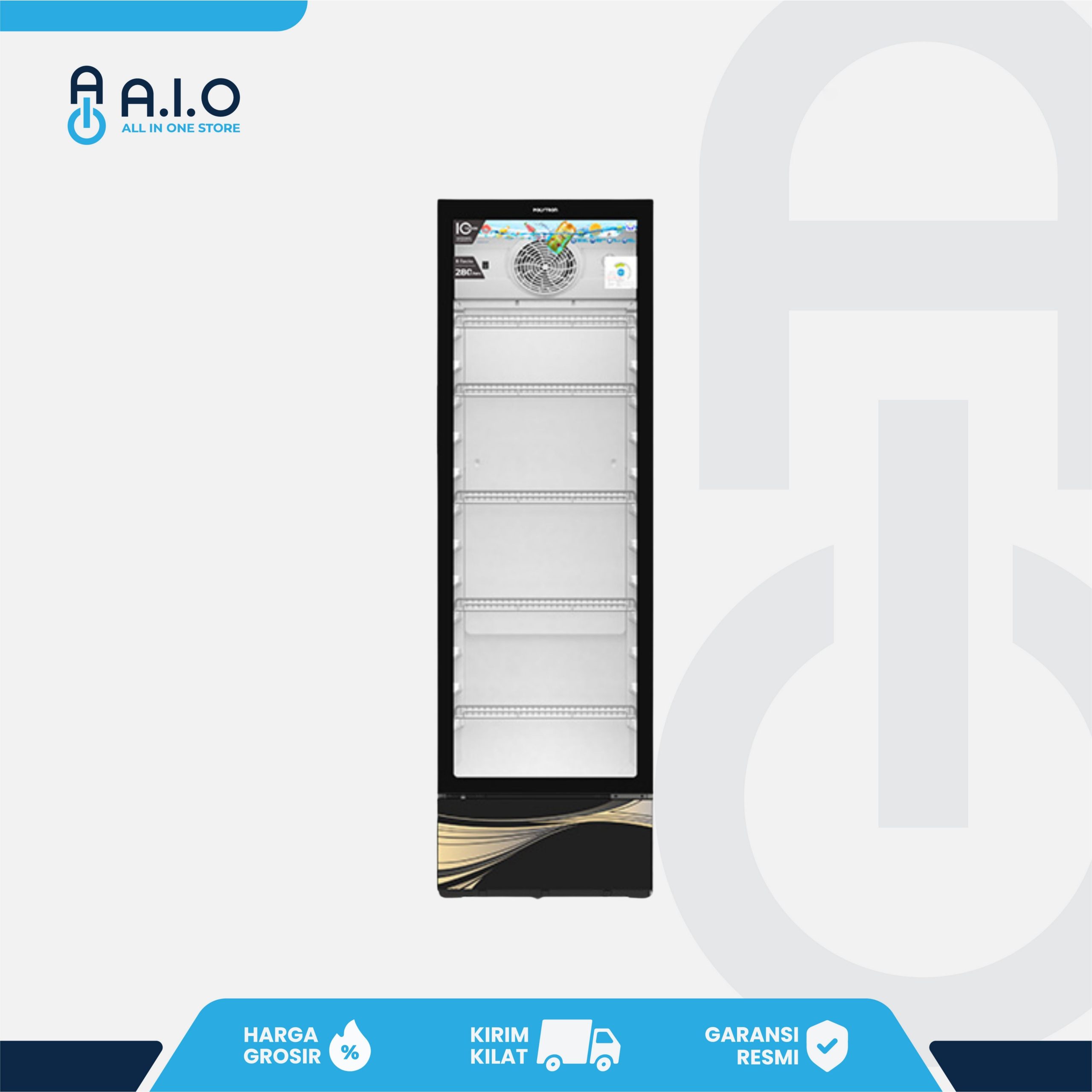 POLYTRON - SHOWCASE 1 PINTU 280 L - SCN 287