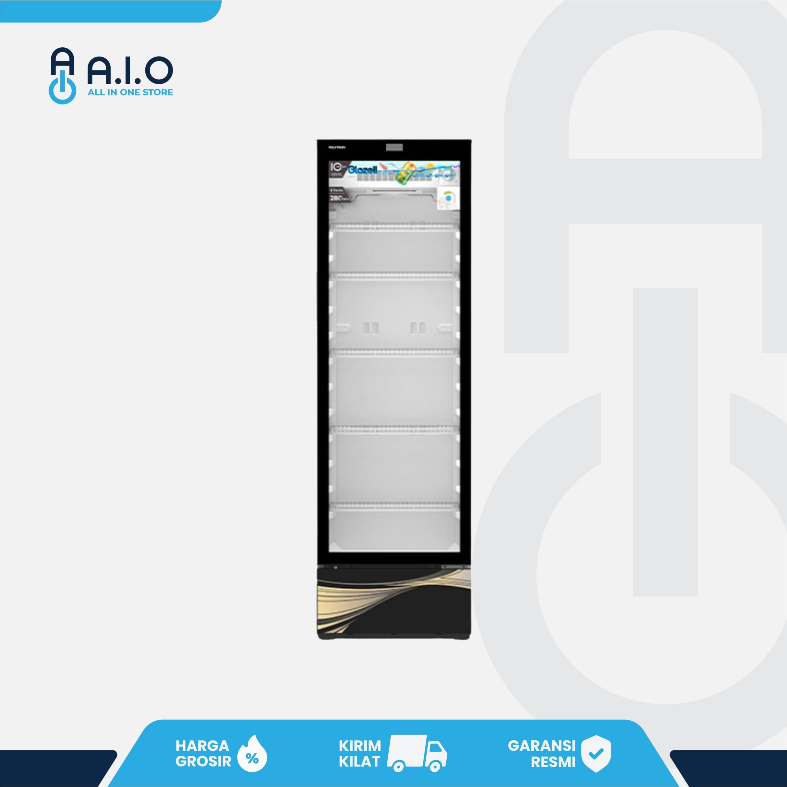 POLYTRON - SHOWCASE 1 PINTU 280 L - SCN 288