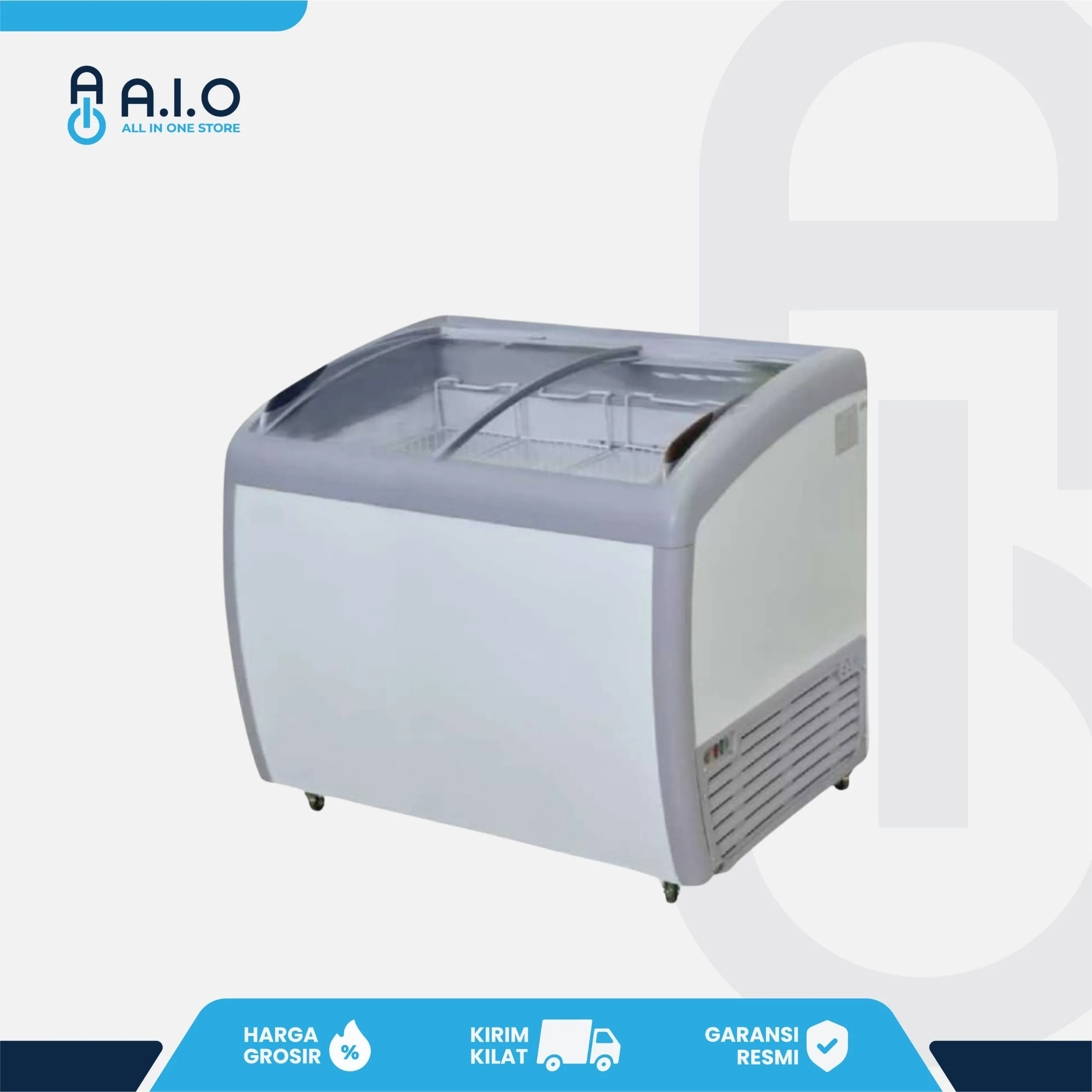 GEA - CHEST FREEZER 2 PINTU (SLIDING GLASS) 360 L - SD 360BY