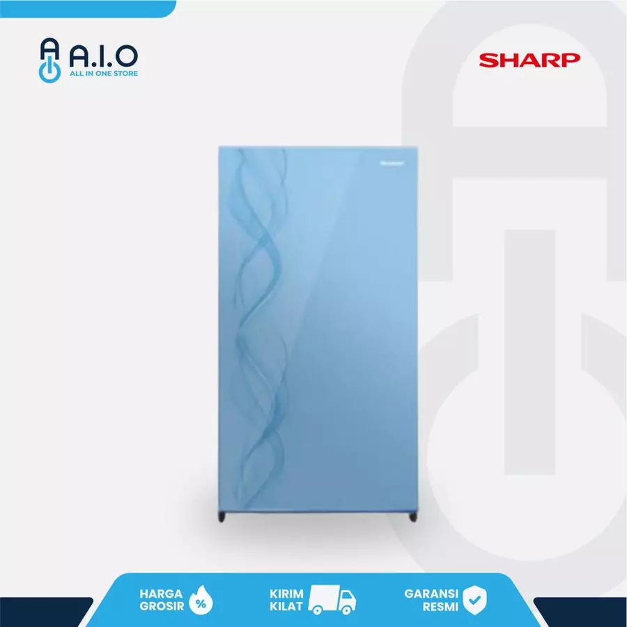 SHARP - KULKAS 1 PINTU - SJ N162D AB kulkas 1 pintu sharp