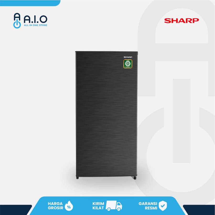 SHARP - KULKAS 1 PINTU - SJ-N182N-HS kulkas 1 pintu sharp