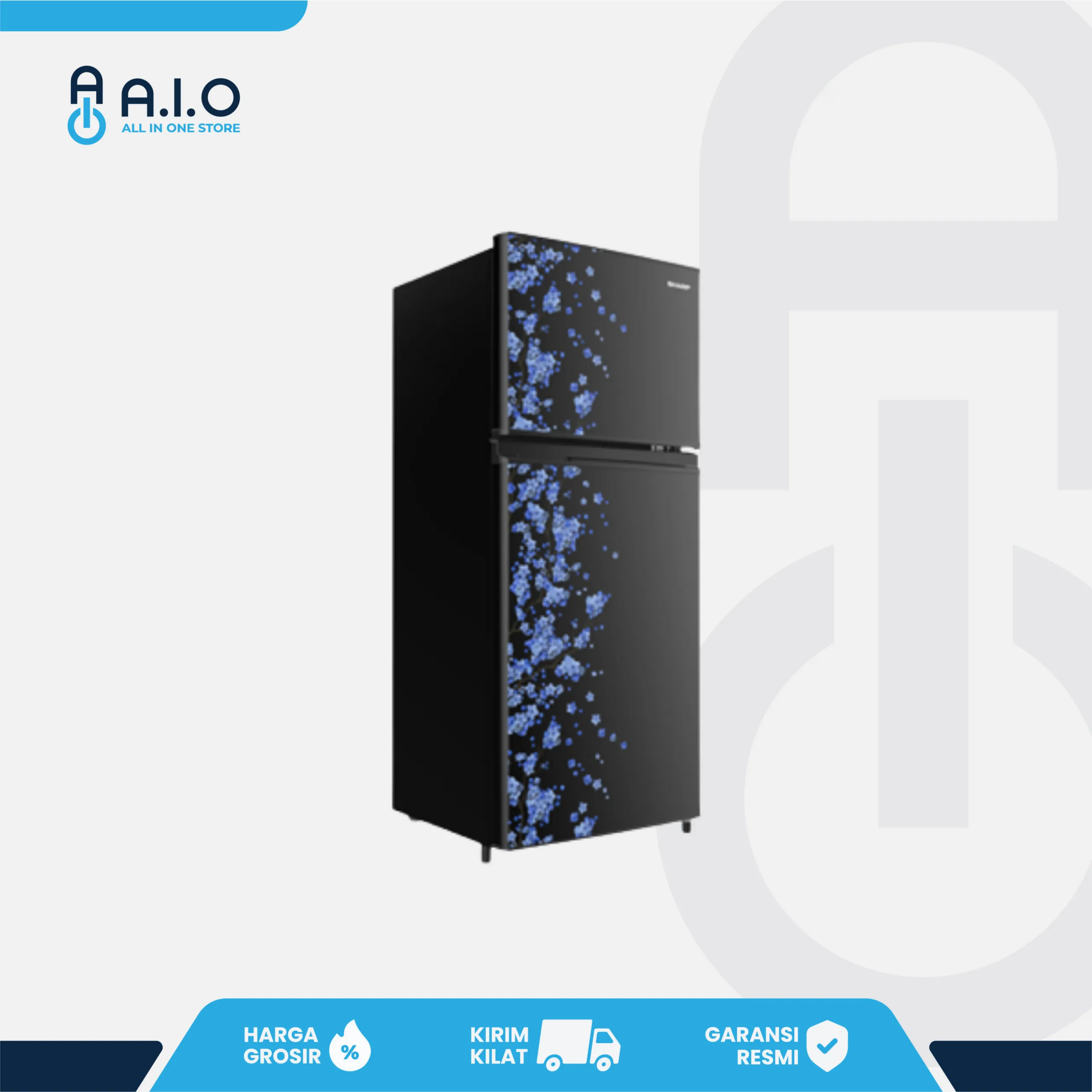 SHARP - KULKAS 2 PINTU 152 L - SJ 195MD SB 3 SHARP - KULKAS 2 PINTU 152 L - SJ 195MD SB - Image 3
