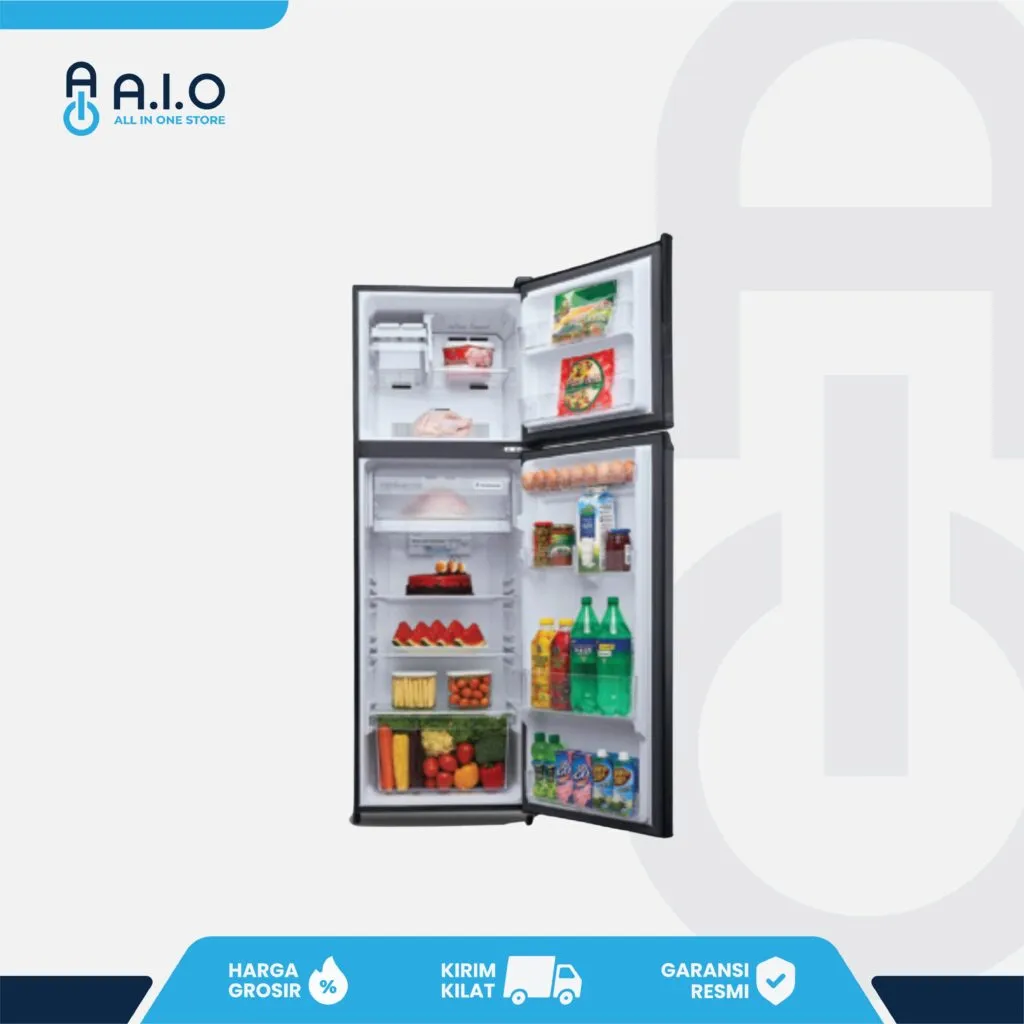 SHARP - KULKAS 2 PINTU 256 L - SJ 317MG DB