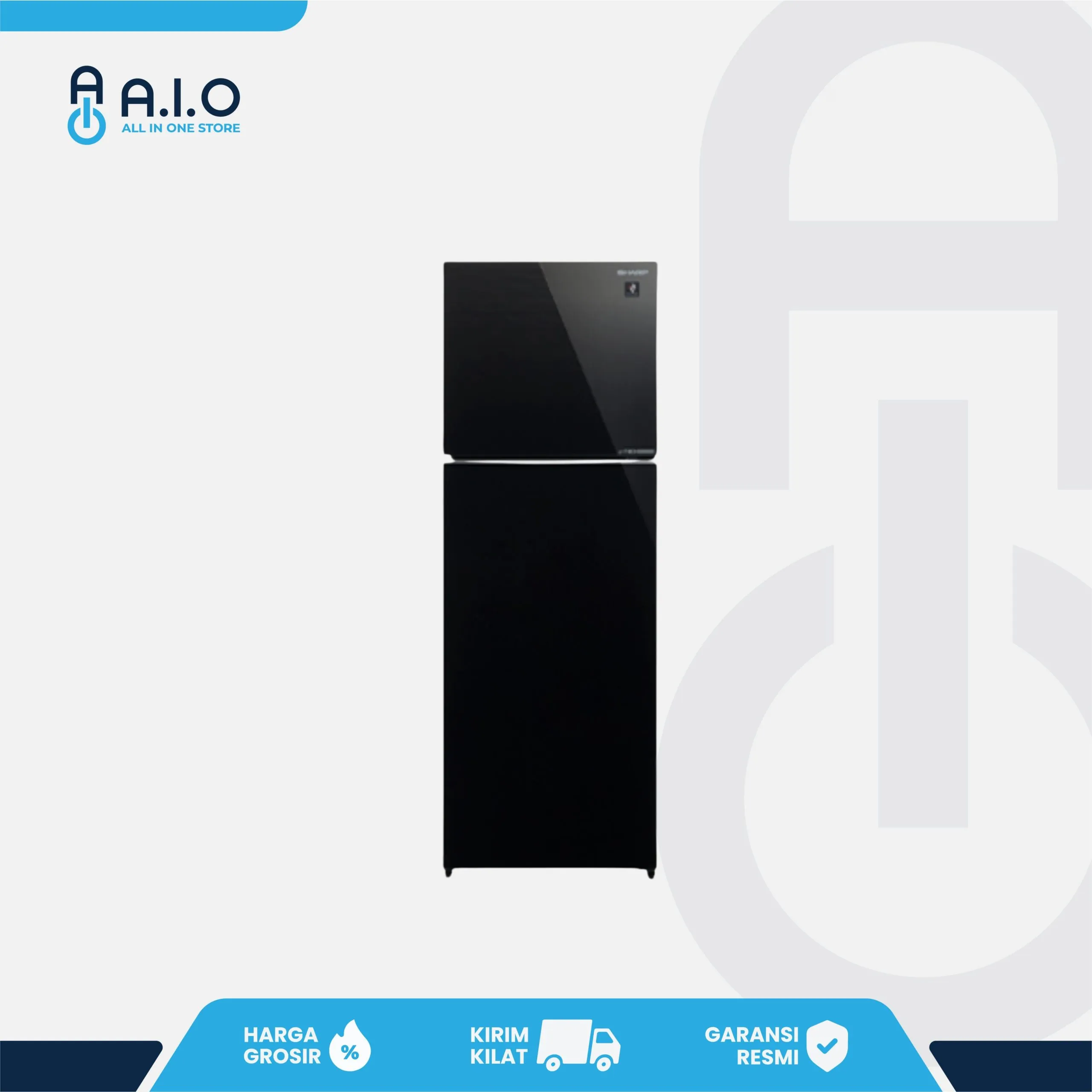 SHARP - KULKAS 2 PINTU 329 L - SJ 456GI MK 1 SHARP - KULKAS 2 PINTU 329 L - SJ 456GI MK