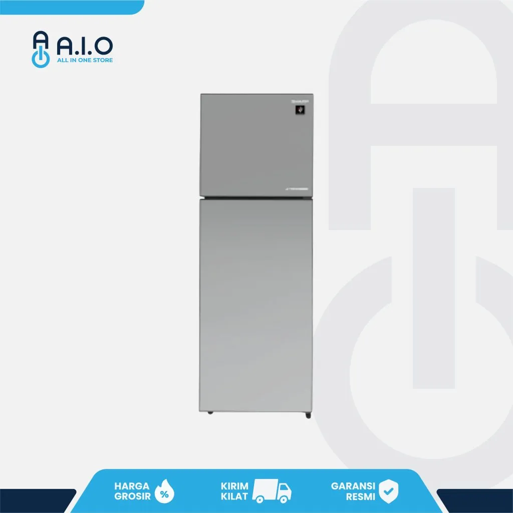 SHARP - KULKAS 2 PINTU 329 L - SJ 456GI MS