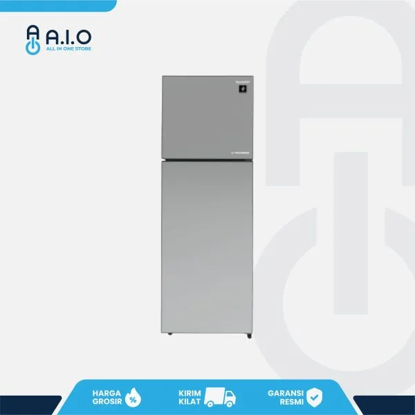 SHARP - KULKAS 2 PINTU 329 L - SJ 456GI MS