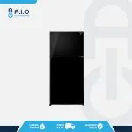 SJ IG863PG BK FRONT SHARP - KULKAS 2 PINTU 613 L - SJ IG863PG BK
