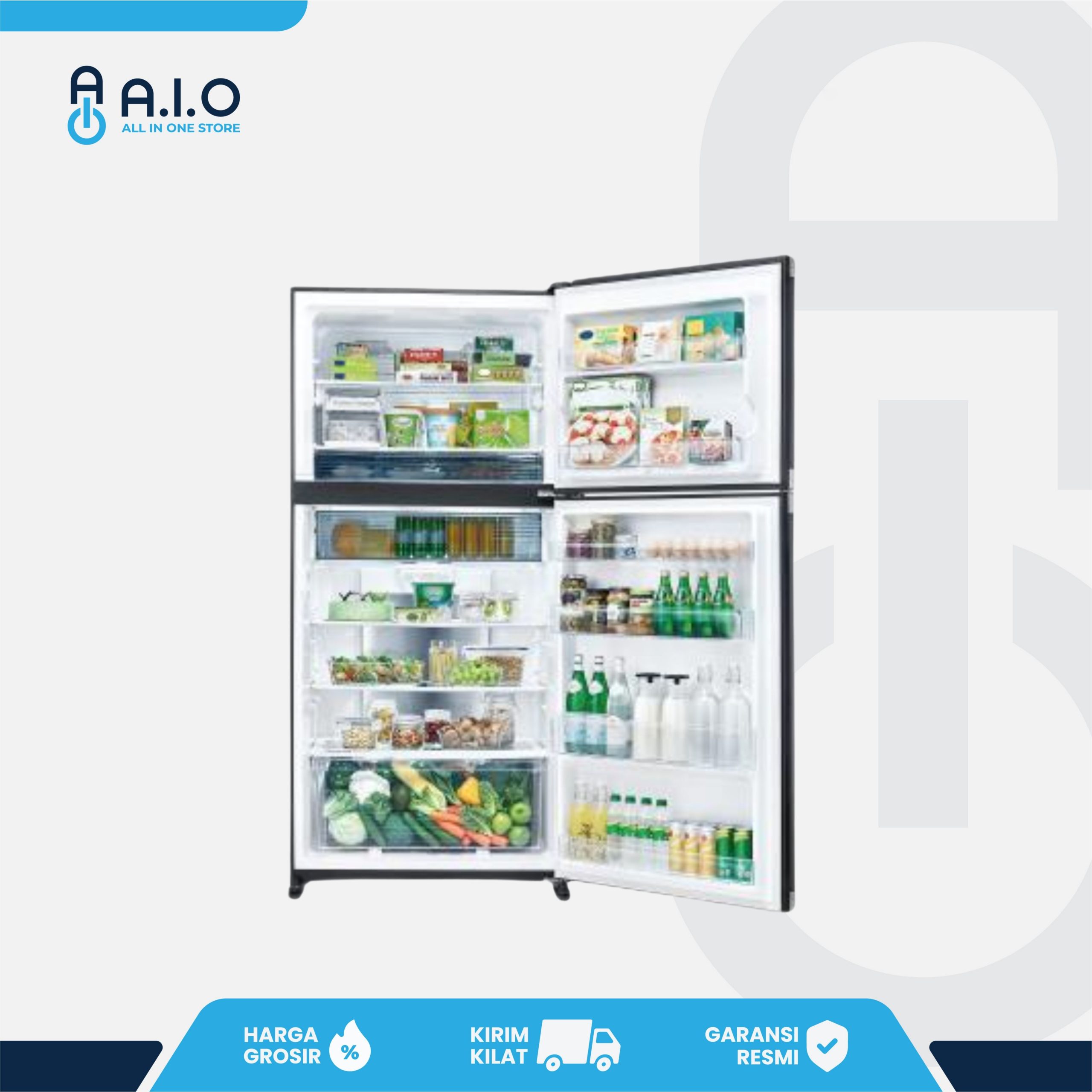 SHARP - KULKAS 2 PINTU 656 L - SJ IG963PG BK 2 SHARP - KULKAS 2 PINTU 656 L - SJ IG963PG BK - Gambar 2