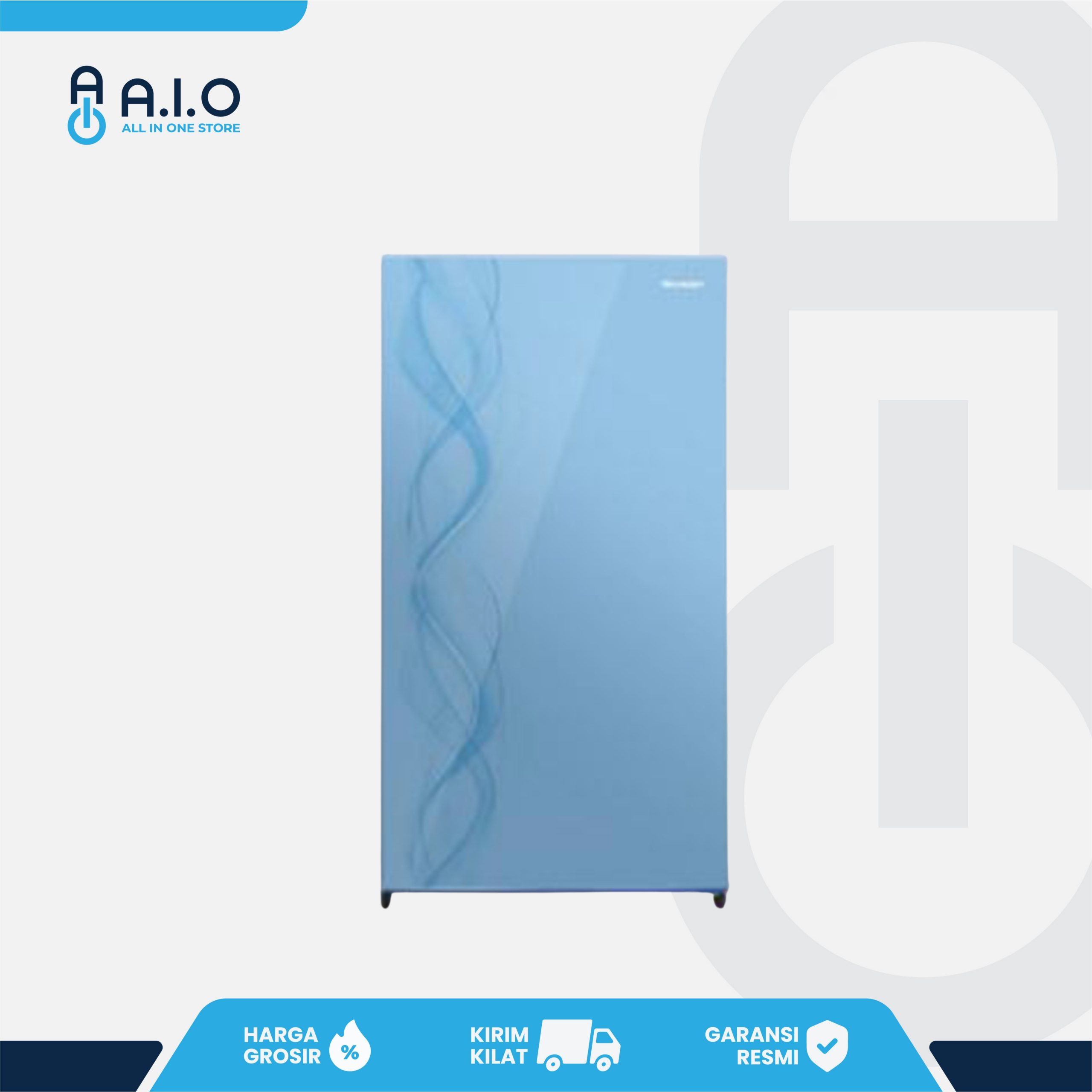 SHARP - KULKAS 1 PINTU 128 L - SJ N162D AB