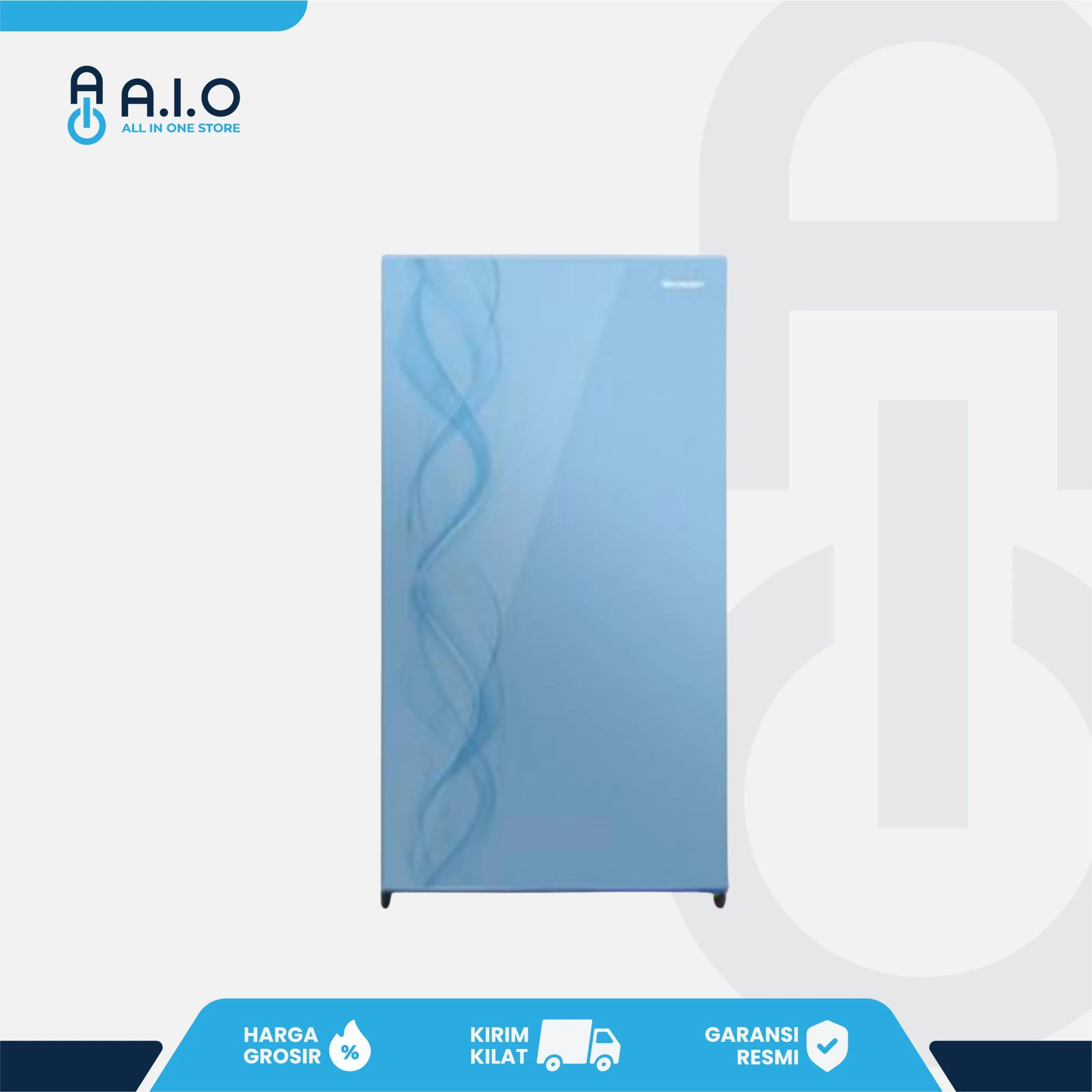 SHARP - KULKAS 1 PINTU 128 L - SJ N162D AB