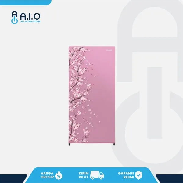 SHARP - KULKAS 1 PINTU 128 L - SJ N162D SP