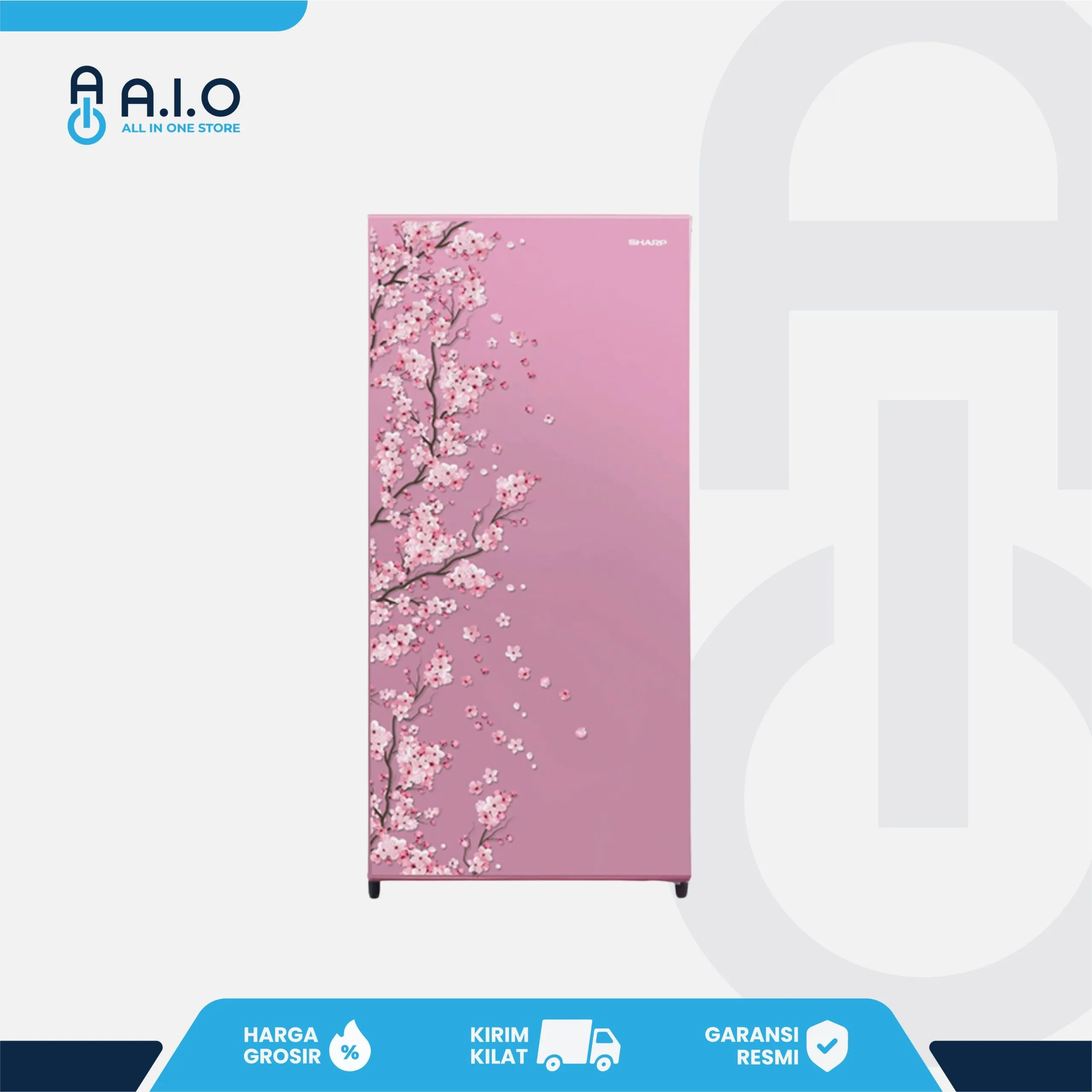 SHARP - KULKAS 1 PINTU 166 L - SJ N182D SP - Gambar 1
