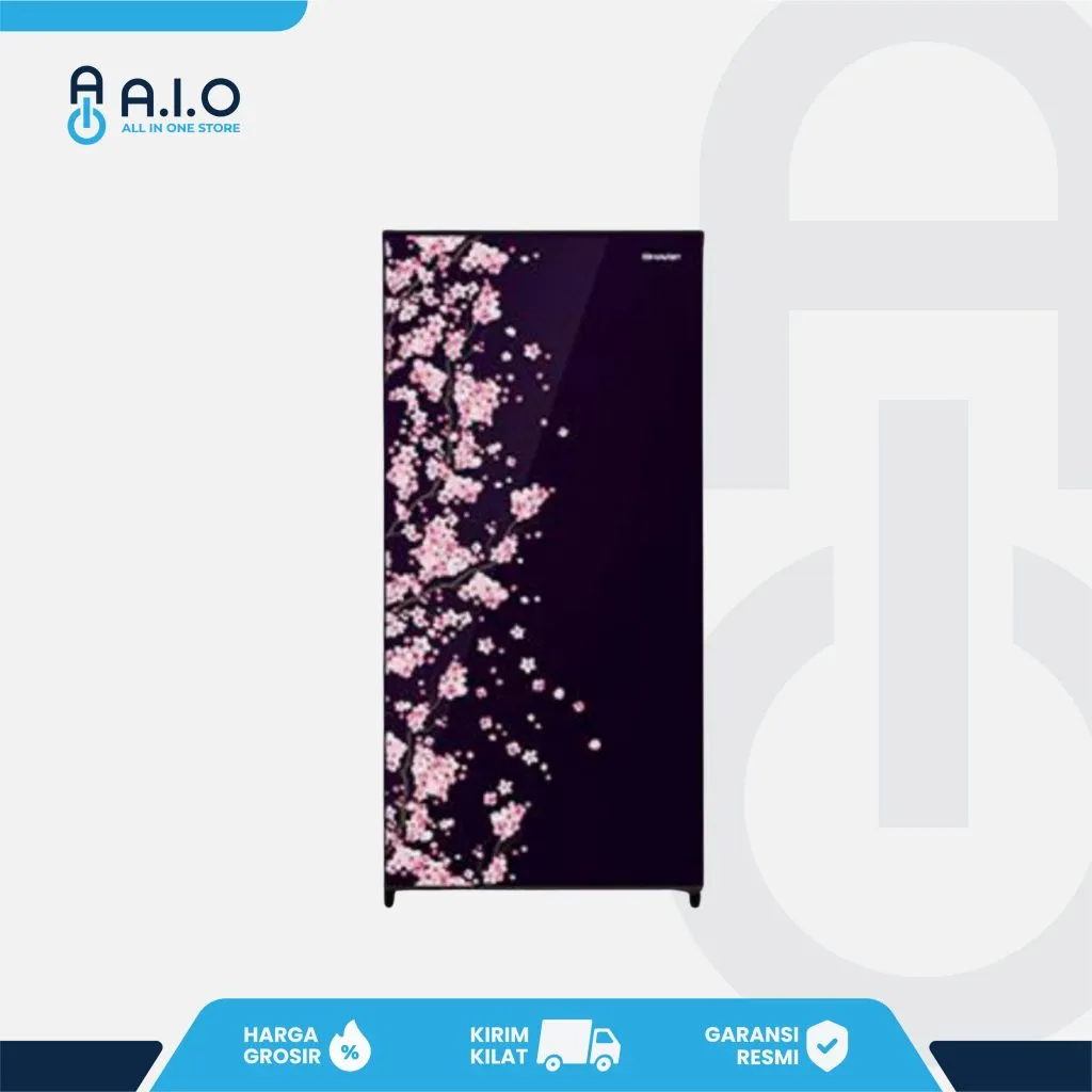 SHARP - KULKAS 1 PINTU 166 L - SJ N182D VB