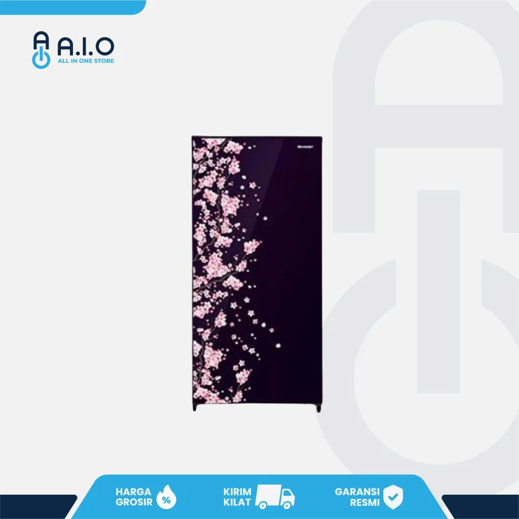 SHARP - KULKAS 1 PINTU 175 L - SJ N192D VB