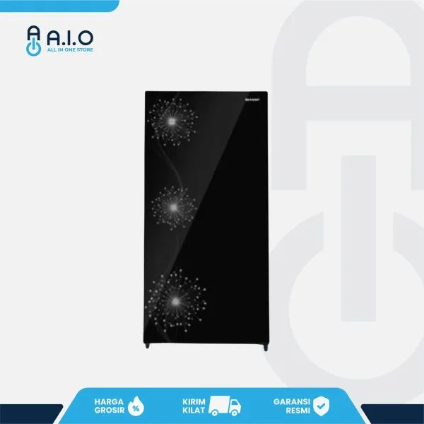 25 Rekomendasi Kulkas 1 Pintu Terbaik dan Hemat Listrik 82 SHARP - KULKAS 1 PINTU 185 L - SJ X197W DW