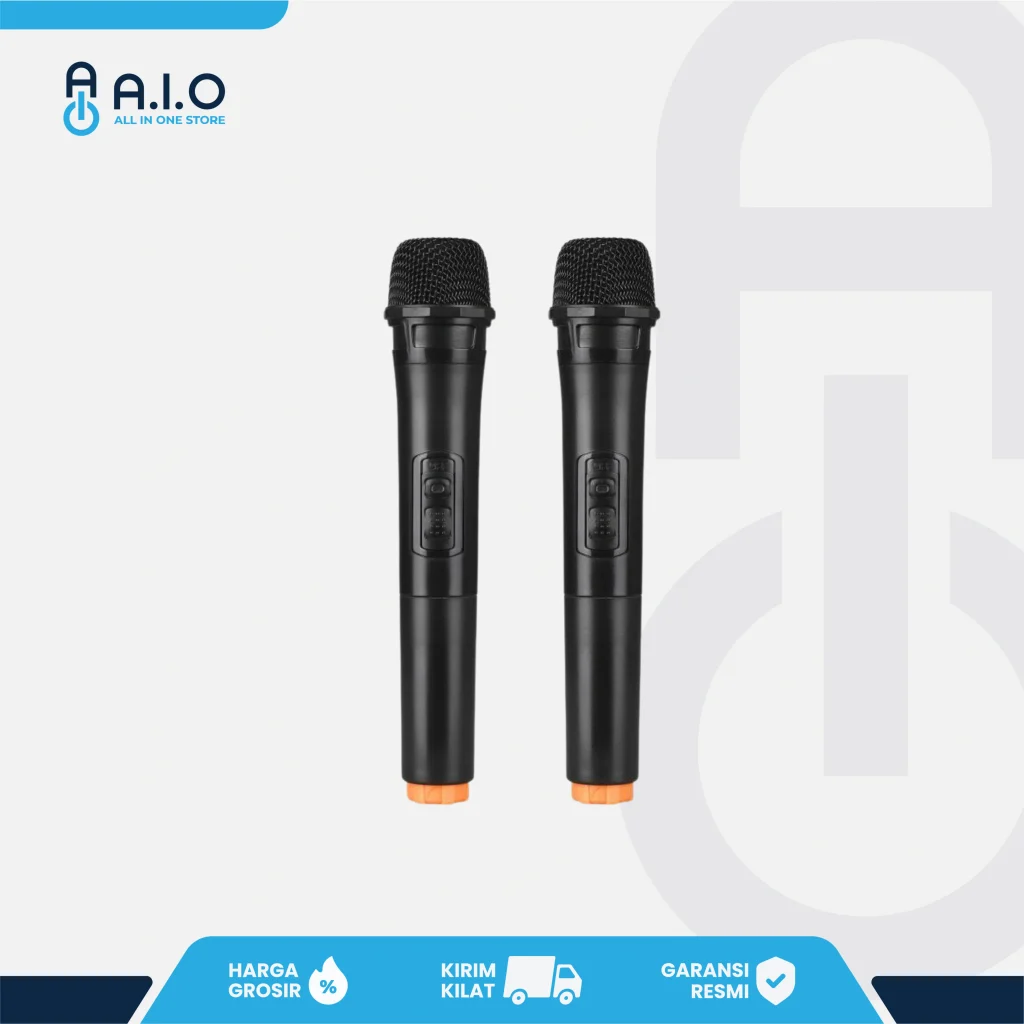 20 Rekomendasi Speaker Bluetooth Full Bass Terbaik 20 GMC - SPEAKER BLUETOOTH - 888Q MIC UHF