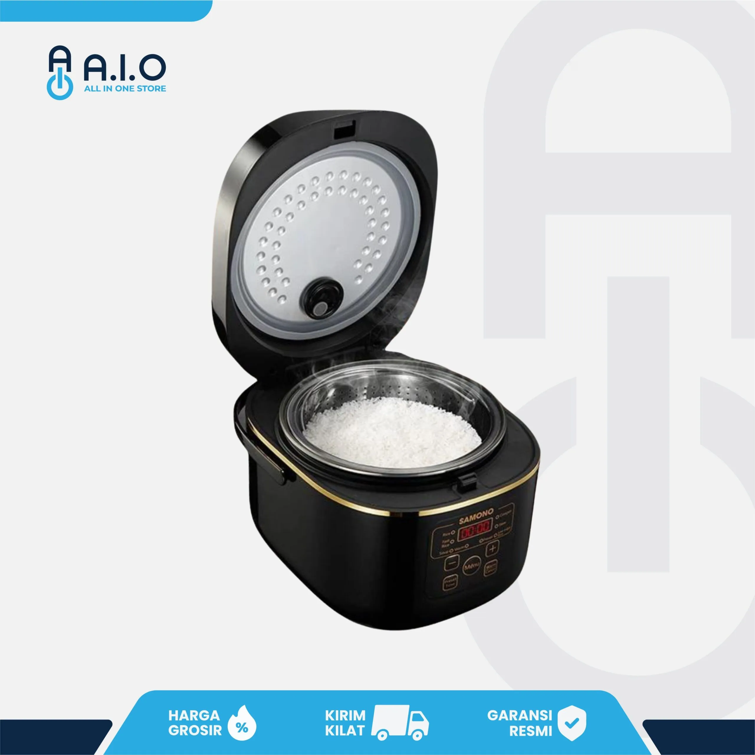 SAMONO - RICE COOKER 1.8 L - SW RCEB18 3 SAMONO - RICE COOKER 1.8 L - SW RCEB18 - Image 3