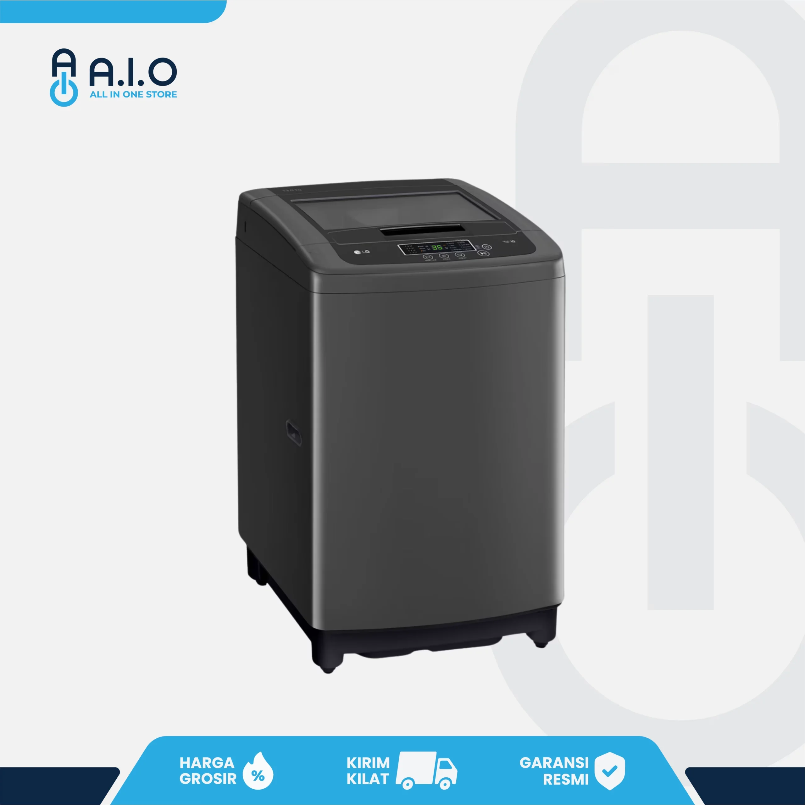 LG - MESIN CUCI TOP LOADING 13 KG - T2313VSPB 3 LG - MESIN CUCI TOP LOADING 13 KG - T2313VSPB - Gambar 3