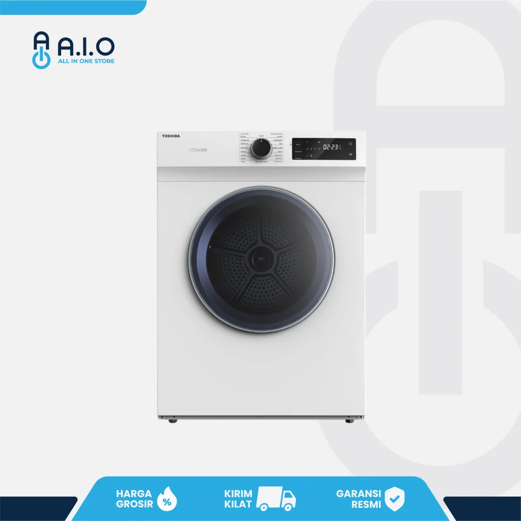8 Rekomendasi Mesin Cuci Sekaligus Pengering Terbaik 2026 32 TOSHIBA - DRYER 8 KG - TD H80SEN