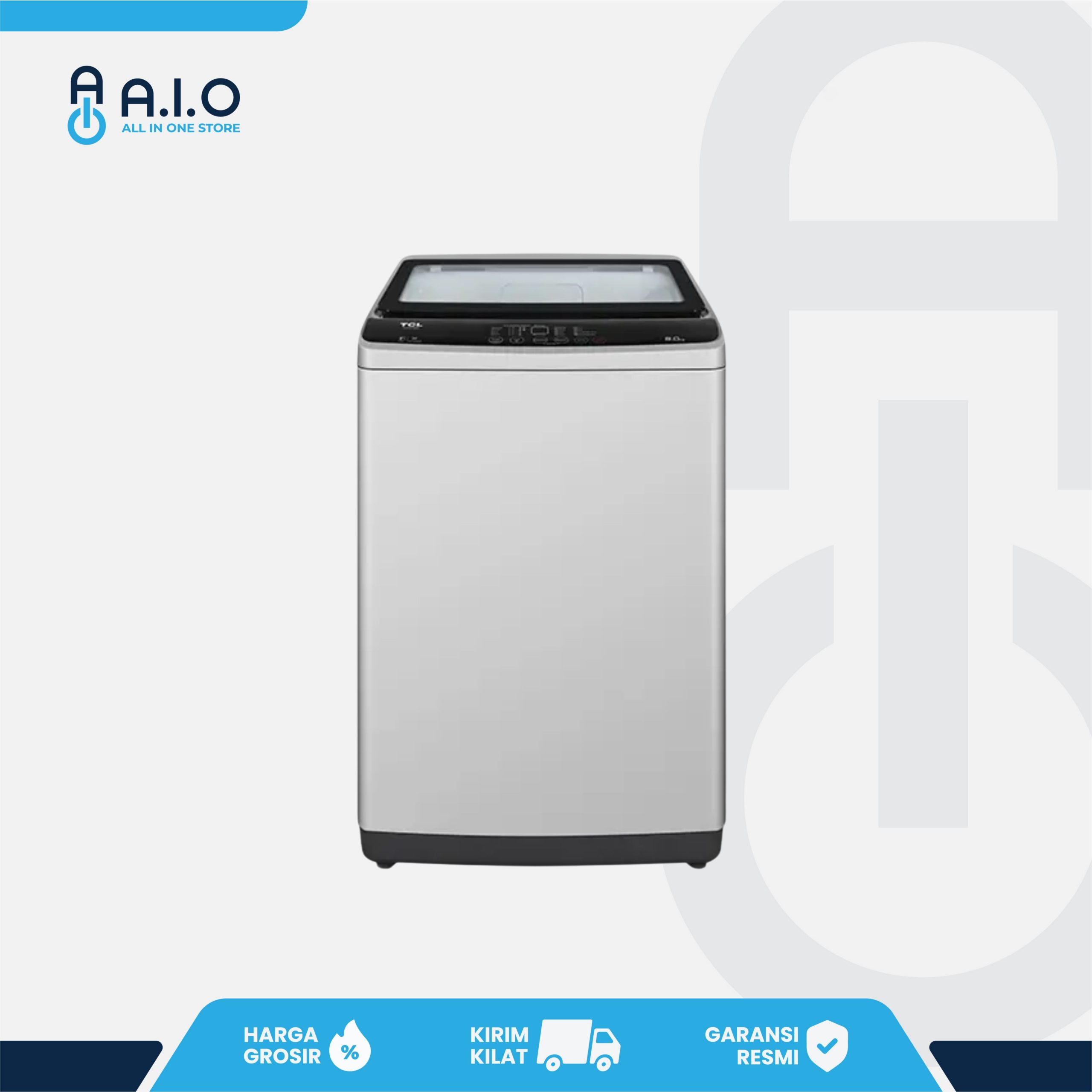 TCL - MESIN CUCI TOP LOADING 7 KG - TWA75 10GM