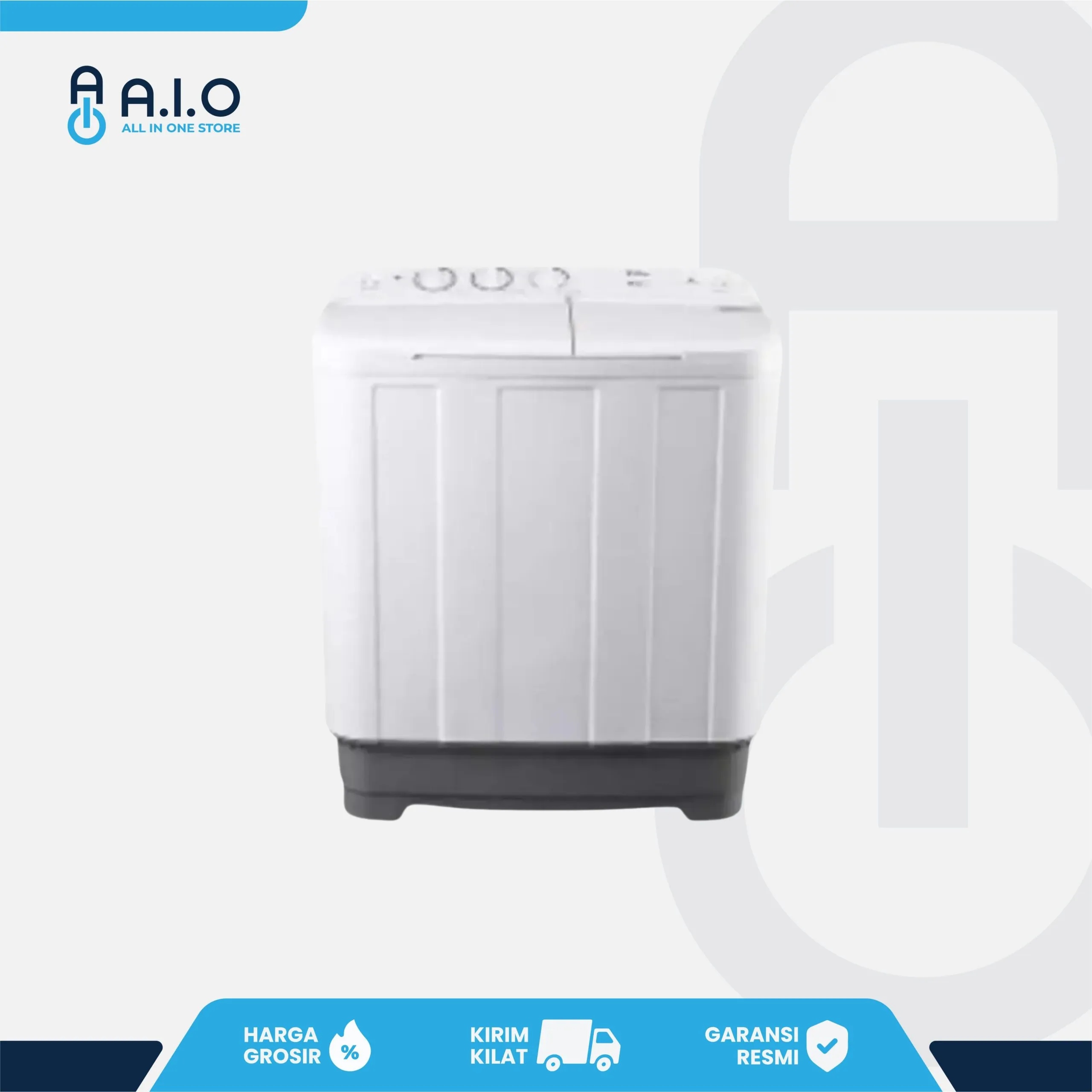 TCL - MESIN CUCI 2 TABUNG 7 KG - TWT76 20S