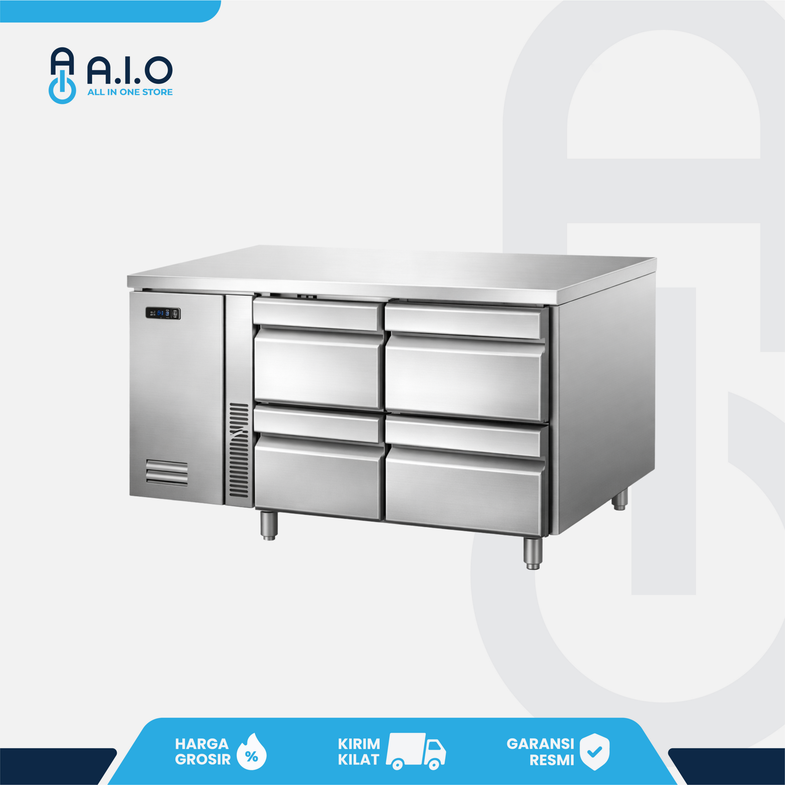 CROWN - UNDER COUNTER CHILLER 4 DRAWER 330 L - TZ300DW 1 CROWN - UNDER COUNTER CHILLER 4 DRAWER 330 L - TZ300DW