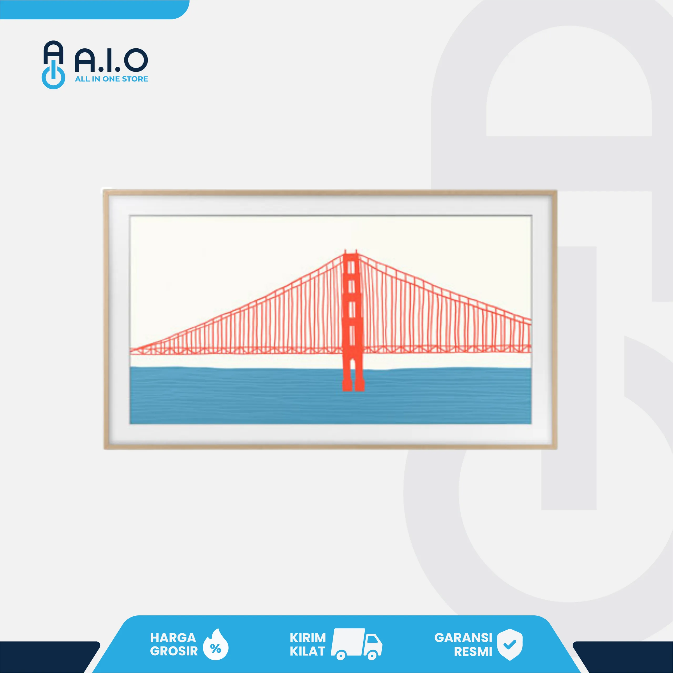 SAMSUNG - FRAME TV 55"- VG SCFA55TKBRU