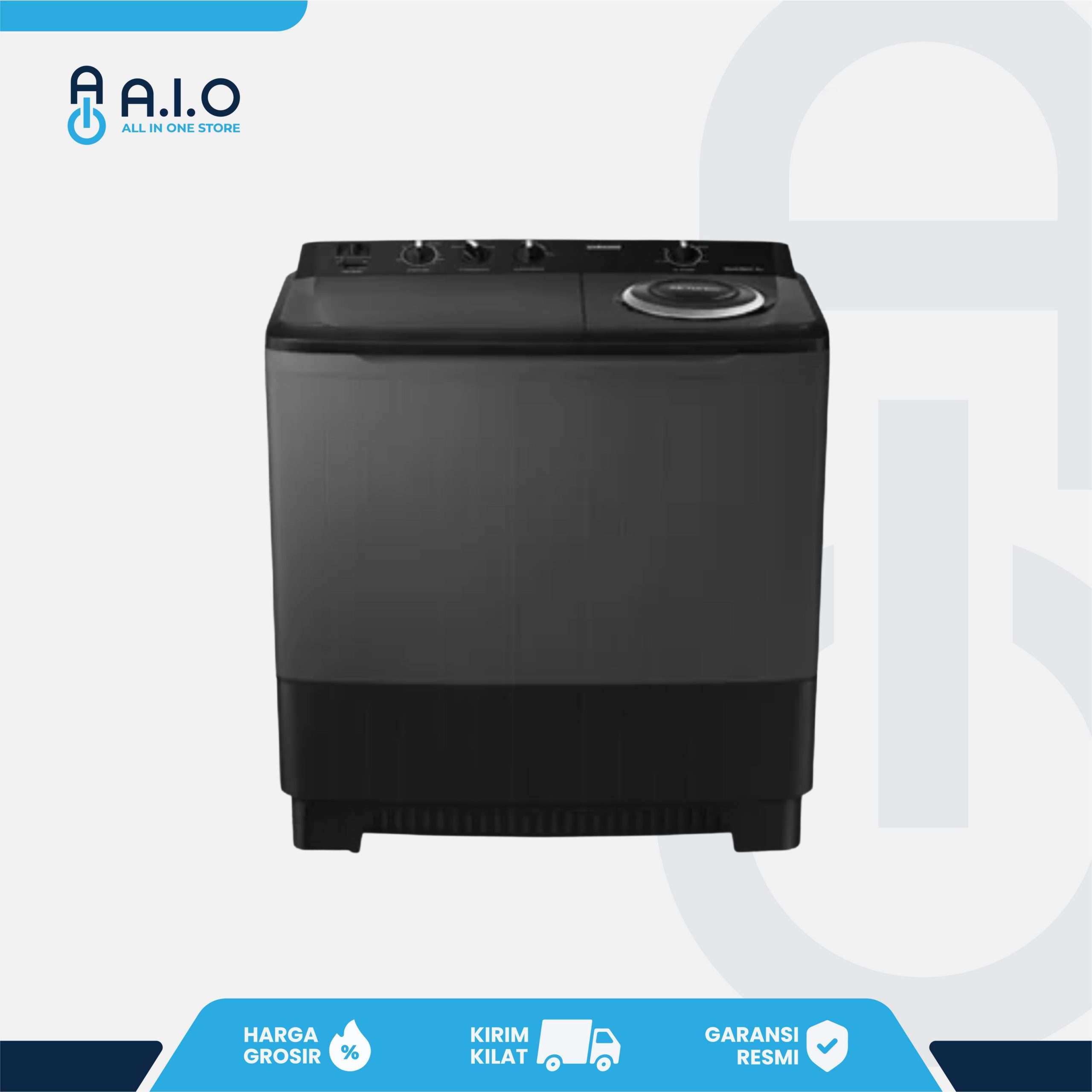 SAMSUNG - MESIN CUCI 2 TABUNG 16 KG - WT16B5240