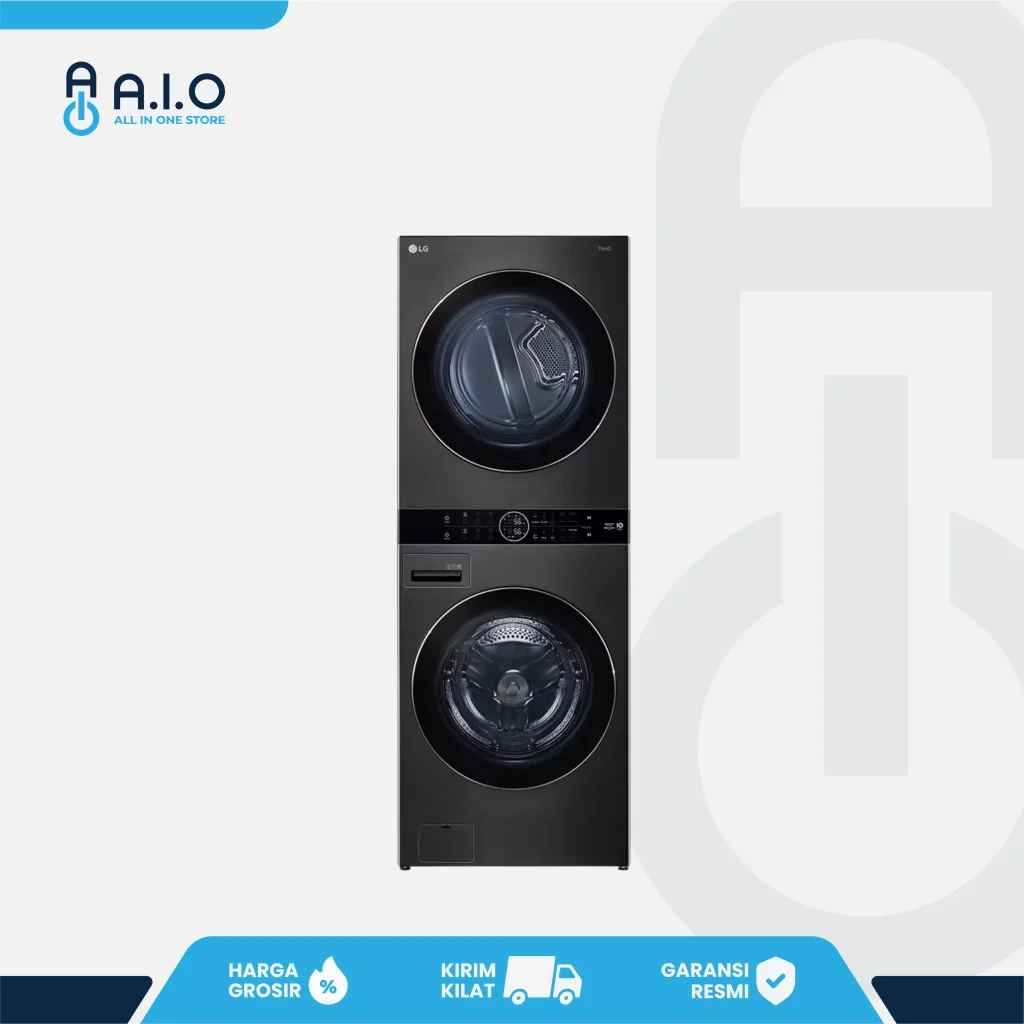 8 Rekomendasi Mesin Cuci Sekaligus Pengering Terbaik 2026 24 LG - MESIN CUCI FRONT LOADING + WASHER DRYER 21 KG - WT2117NHB