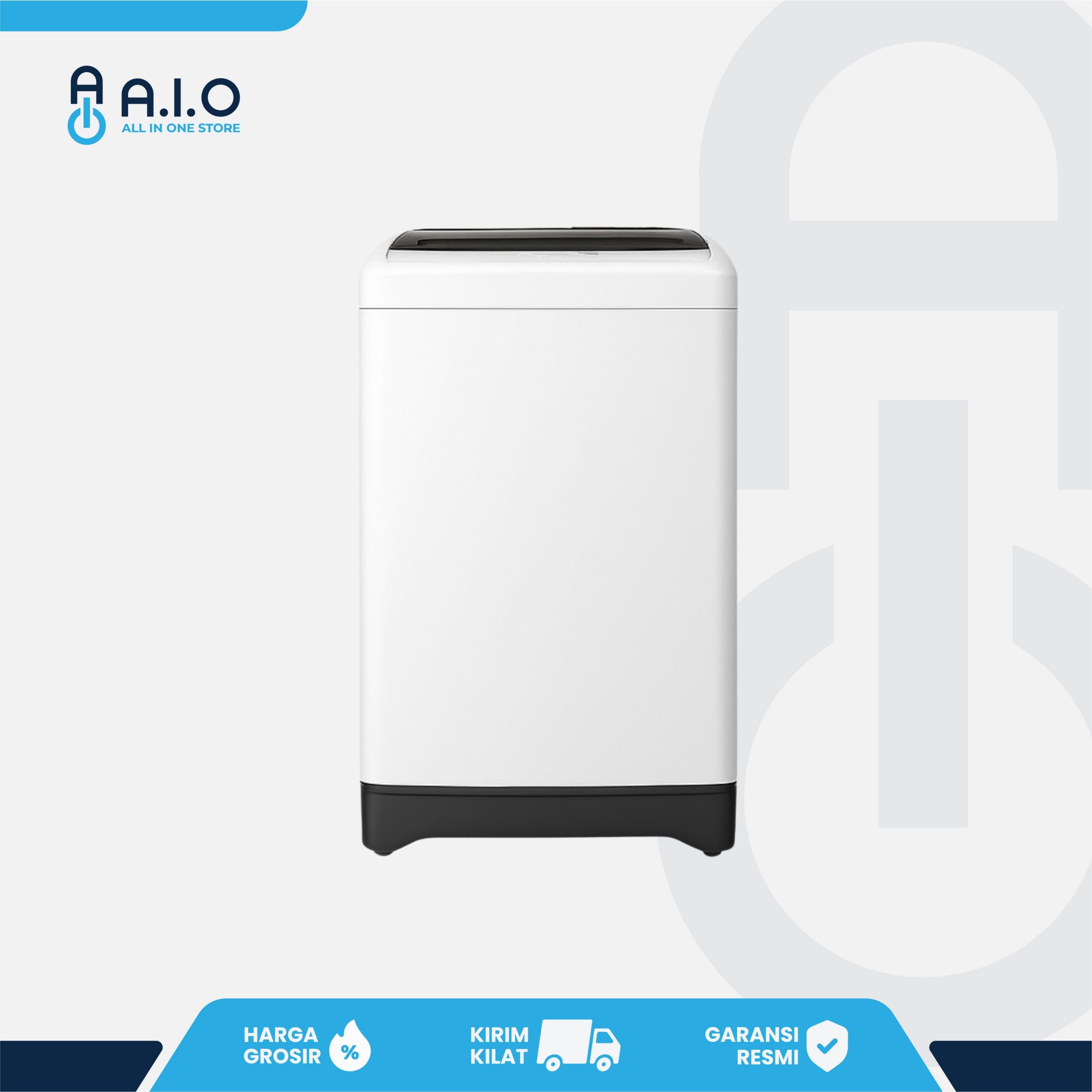 HISENSE - MESIN CUCI TOP LOADING 8 KG - WTAR801G