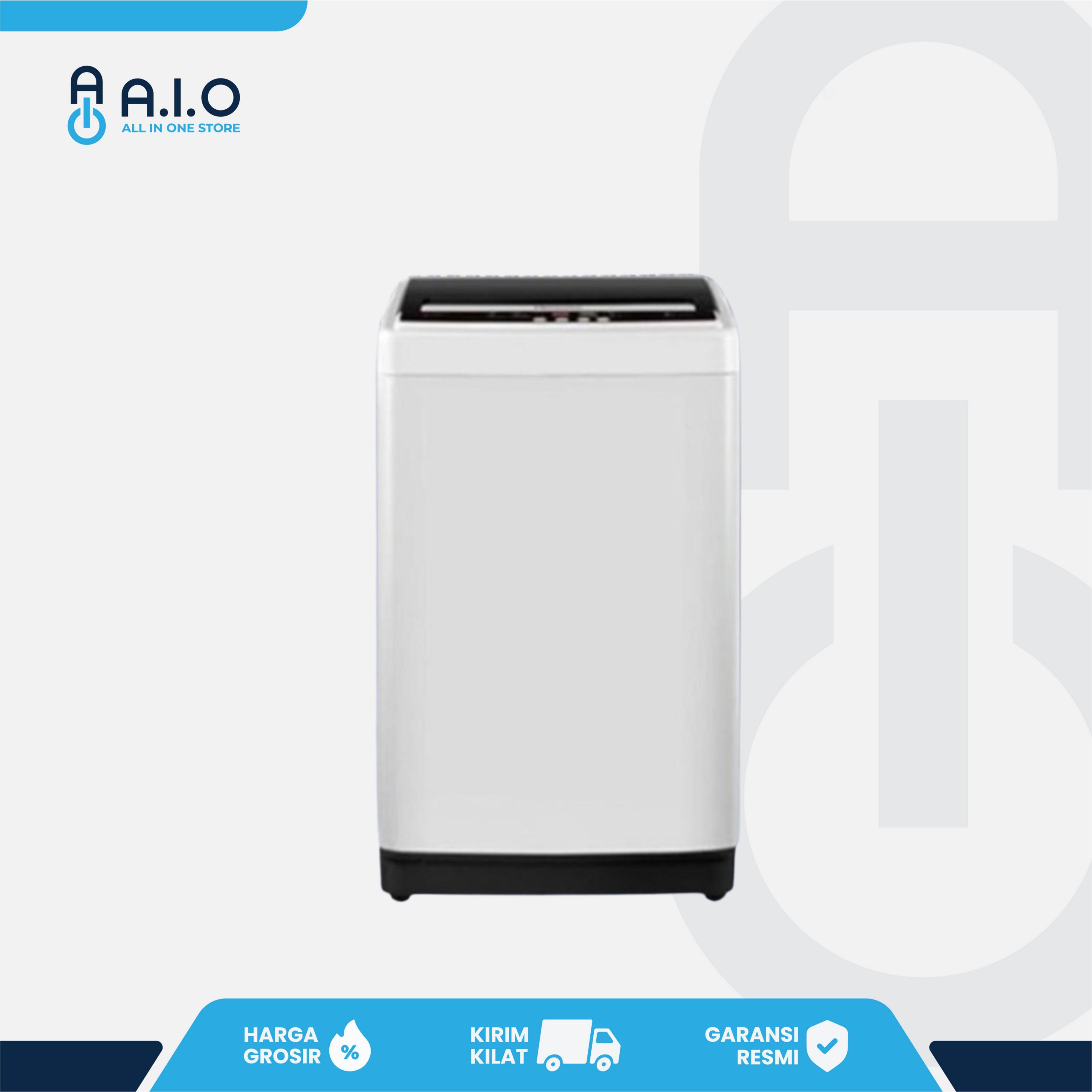 HISENSE - MESIN CUCI TOP LOADING 10.5 KG - WTCS1101G