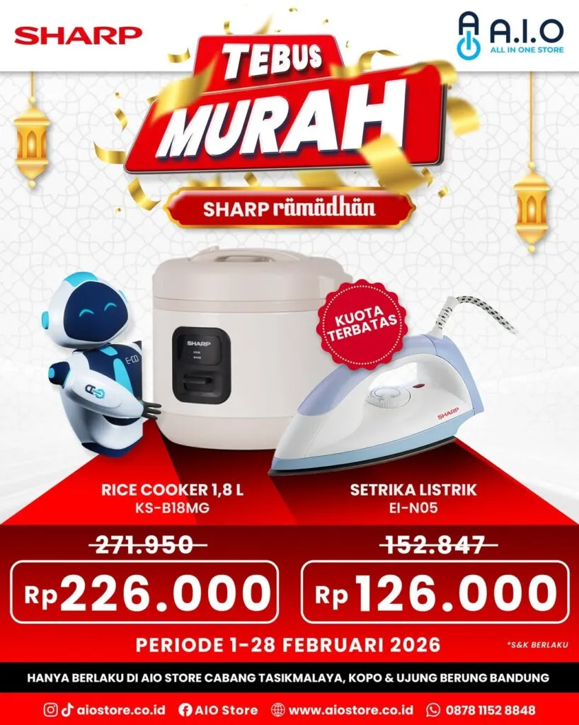 Promo Sharp 3 Link Bio AIO Store