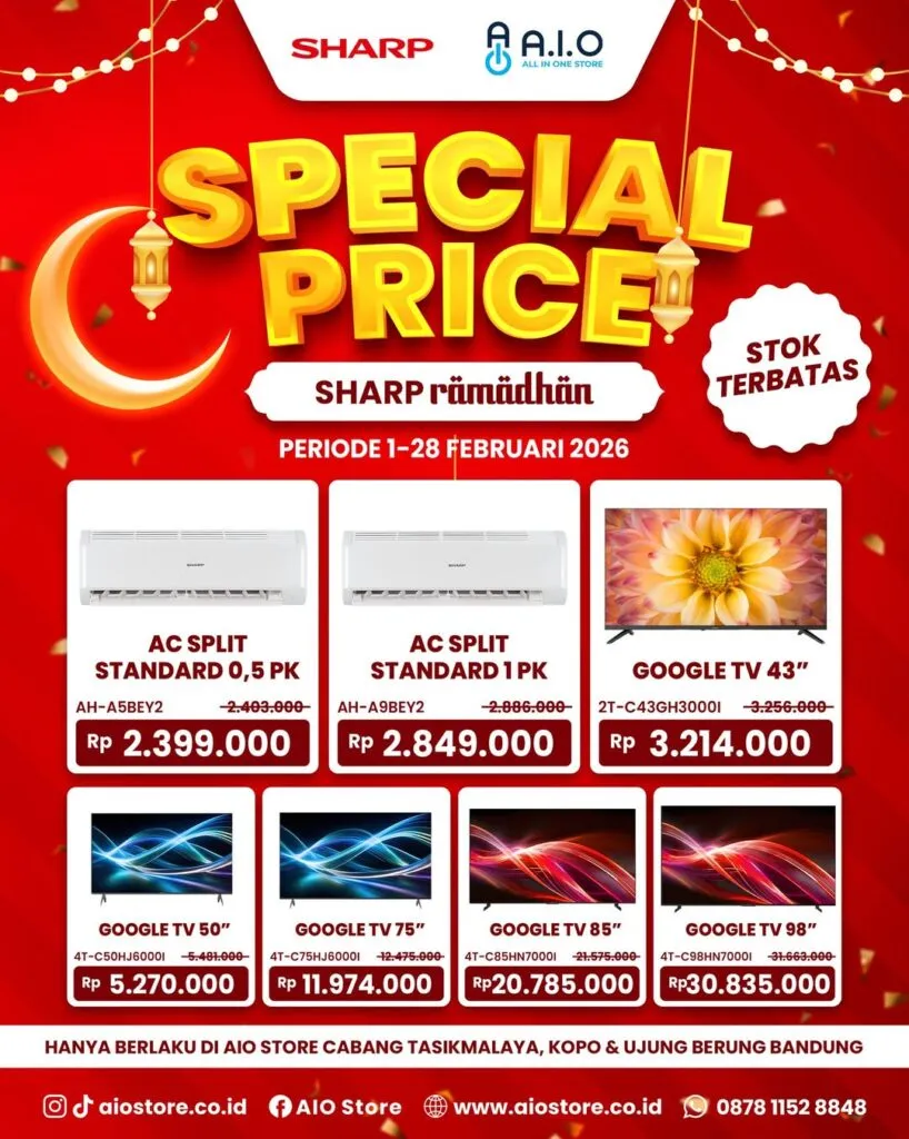 Promo Sharp 5 Link Bio AIO Store