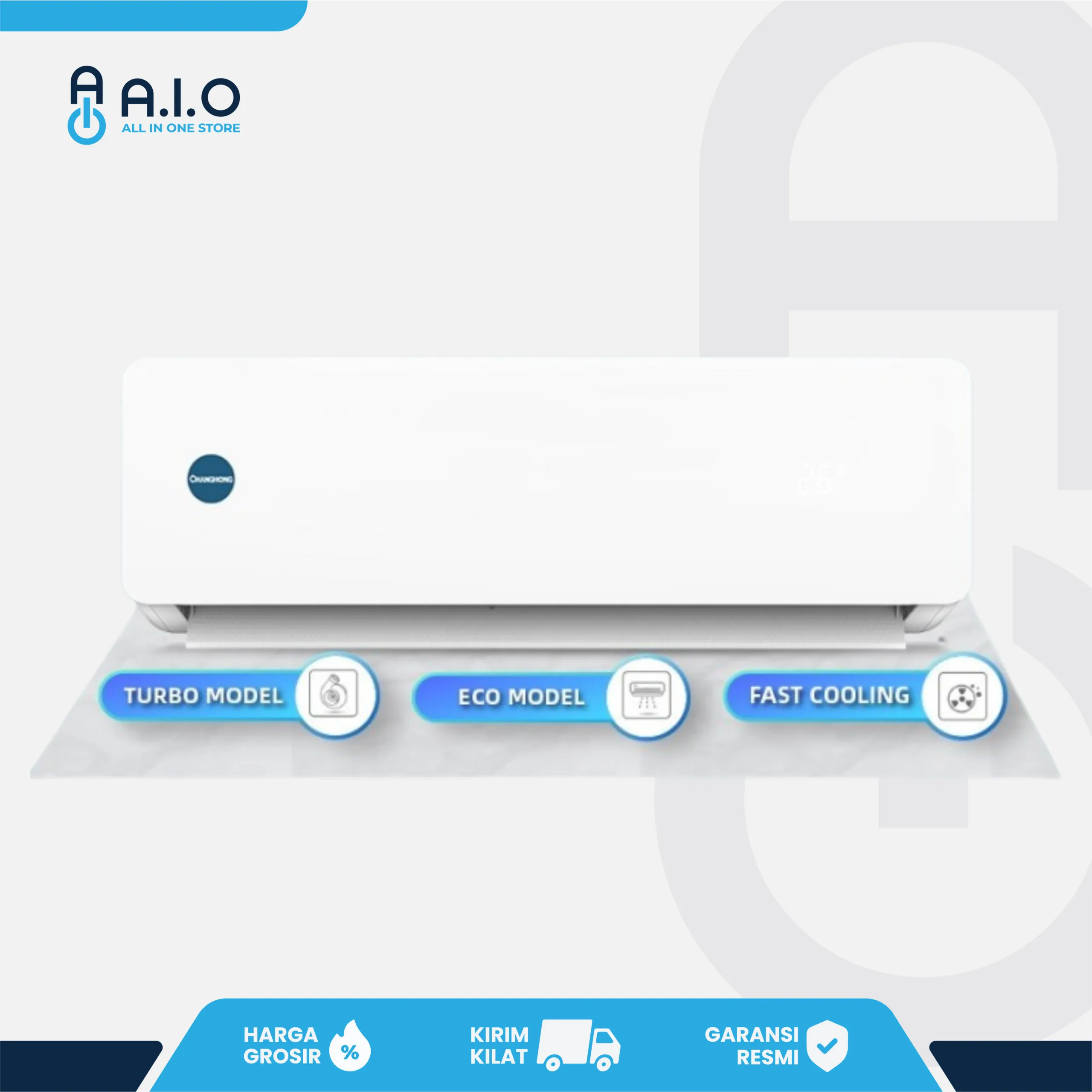 CHANGHONG - AC SPLIT STANDARD 1 PK - CSC 09NVC4