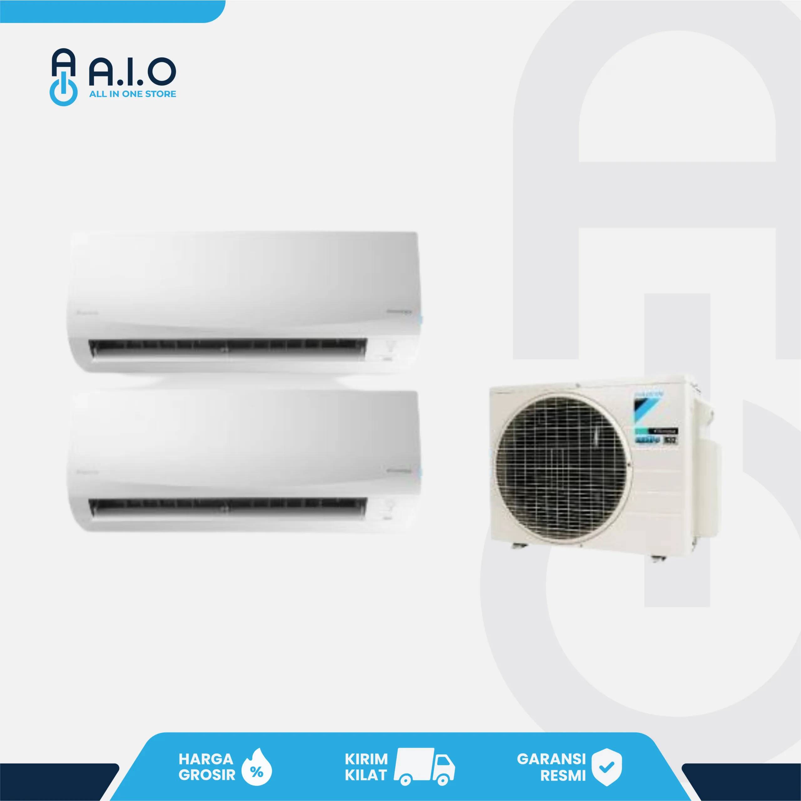 DAIKIN - AC MULTI S 2 KONEKSI (0.5 PK + 0.75 PK) - 2MKC30RVM (15 + 20)