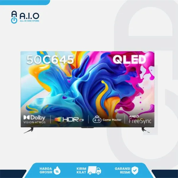 14 Rekomendasi TV TCL 50 Inch Terbaik 2026 Bikin Nobar Makin Puas 88 50C645 FRONT