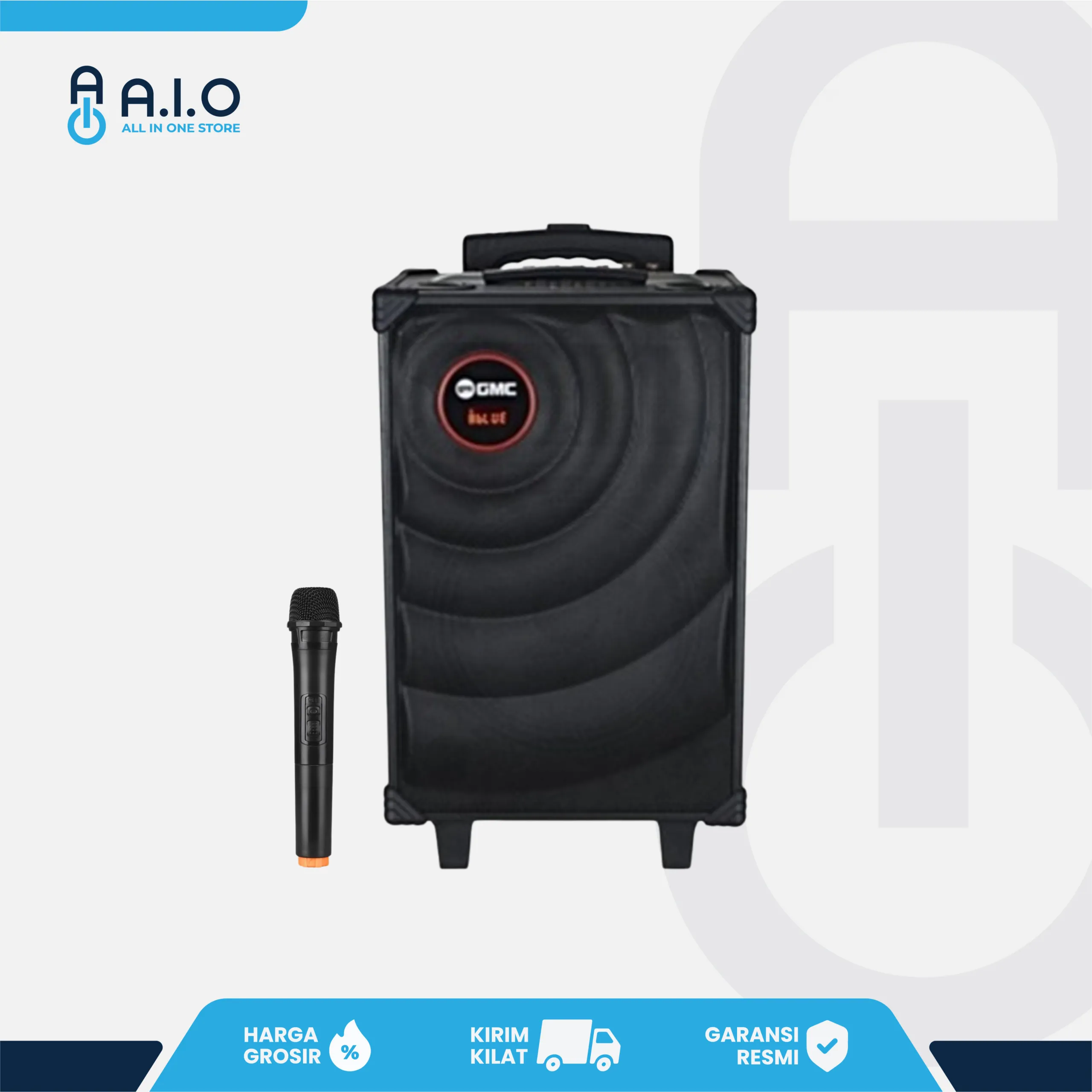20 Rekomendasi Speaker Bluetooth Full Bass Terbaik 18 GMC - SPEAKER AKTIF BLUETOOTH - 883Q BT FM