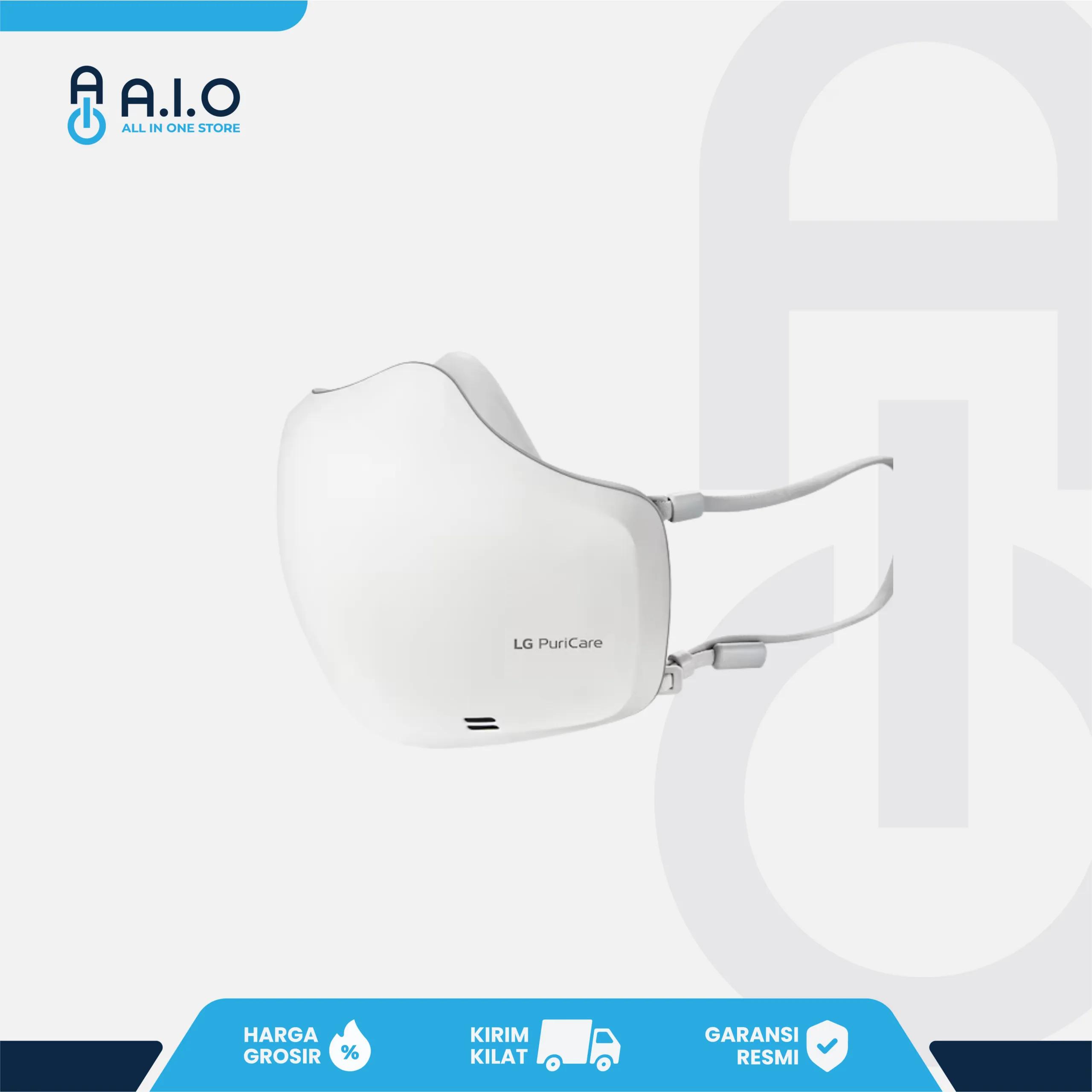 LG - PURICARE GEN 2 WHITE WEARABLE AIR PURIFIER - AP551AWFA 1 LG - PURICARE GEN 2 WHITE WEARABLE AIR PURIFIER - AP551AWFA