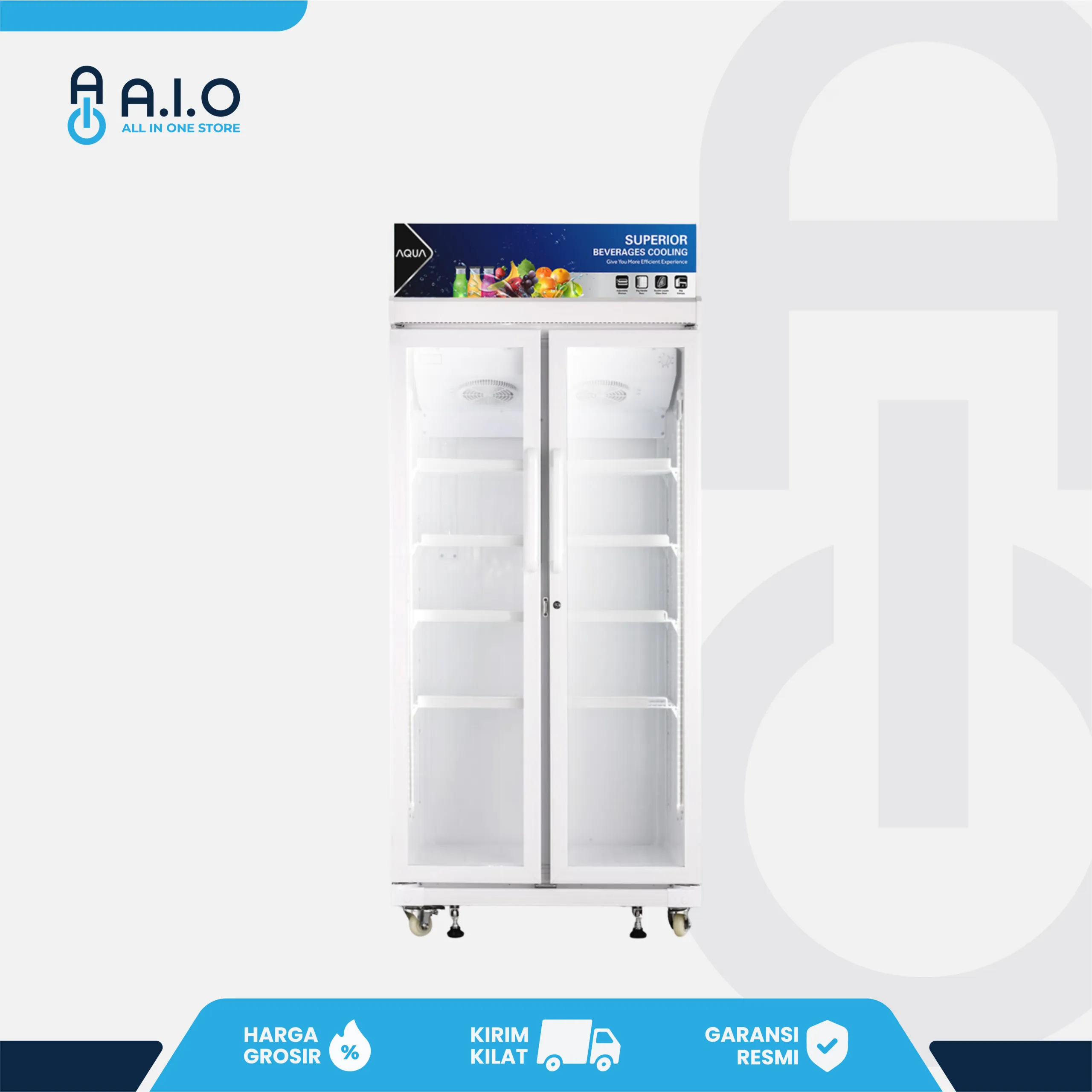 AQUA - BEVERAGE COOLER 455 L - AQB 568