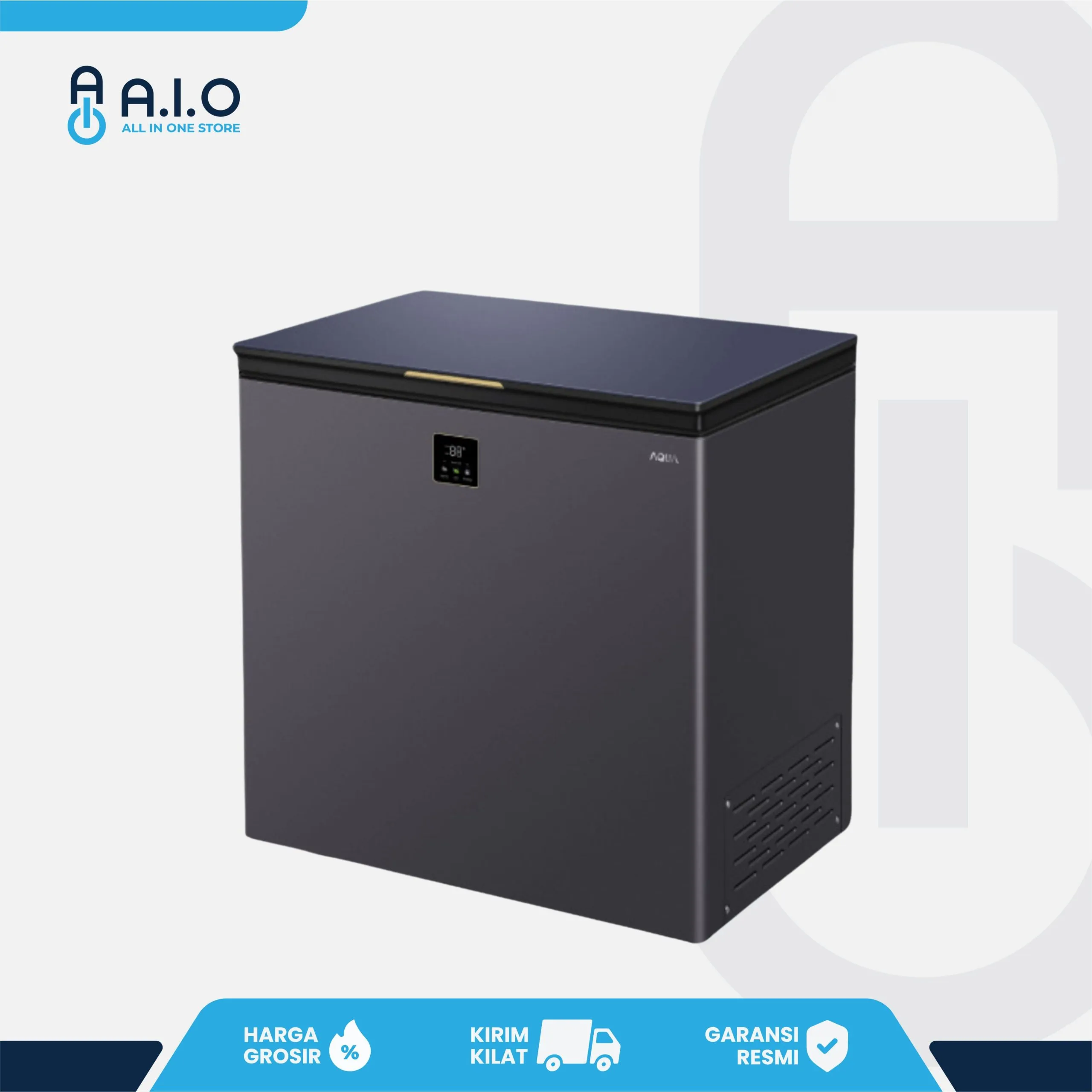 AQUA - CHEST FREEZER 1 PINTU 220 L - AQF 220DF 3 AQF 220DF RIGHT