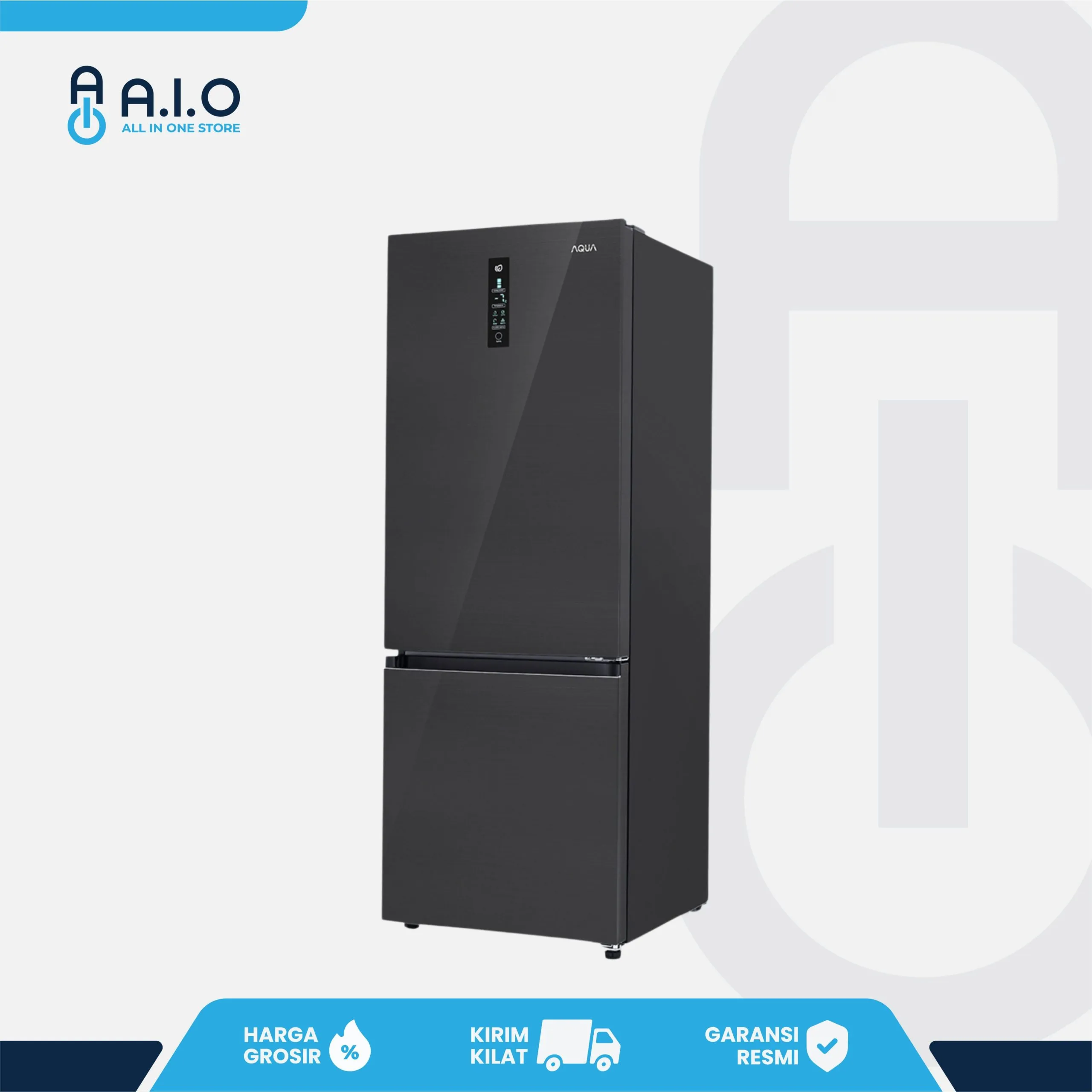 AQUA - KULKAS 2 PINTU - AQR 320RBM(BK) 3 AQR 320RBM(BK) RIGHT