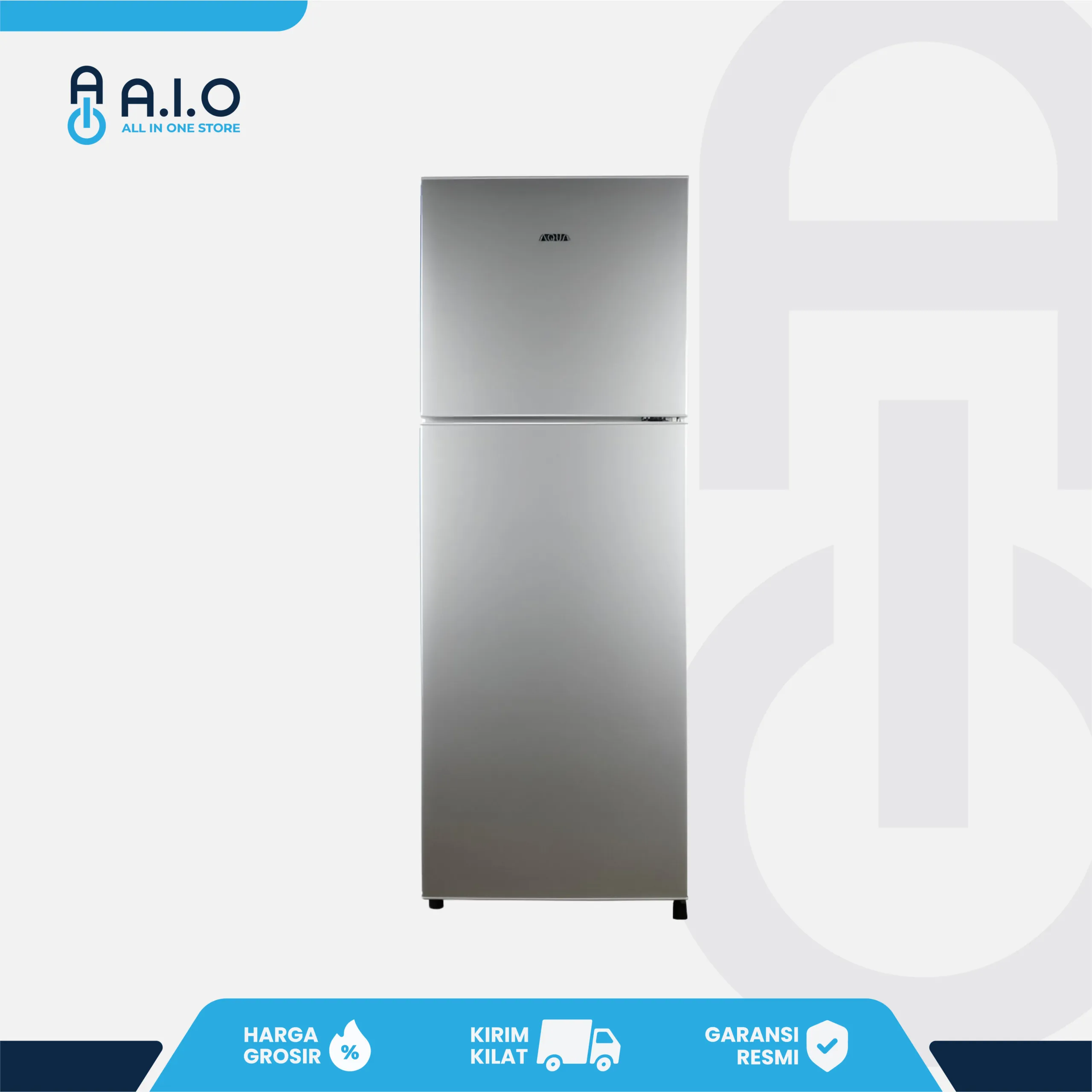 AQUA - KULKAS 2 PINTU 169 L - AQR D251(LS) 1 AQR D251(LS) FRONT
