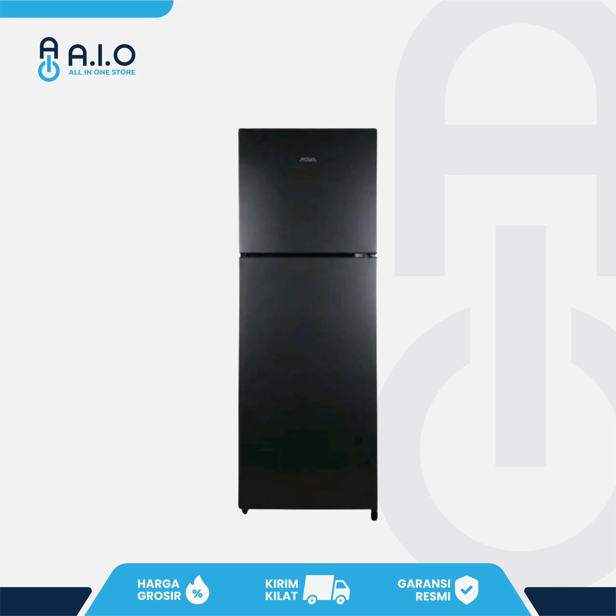 AQUA - KULKAS 2 PINTU 220 L - AQR D270(WDG)