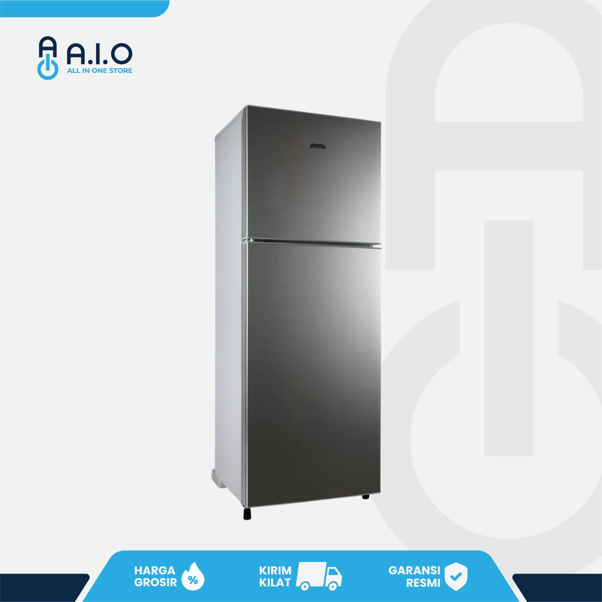 AQUA - KULKAS 2 PINTU 220 L - AQR D270(WDS)