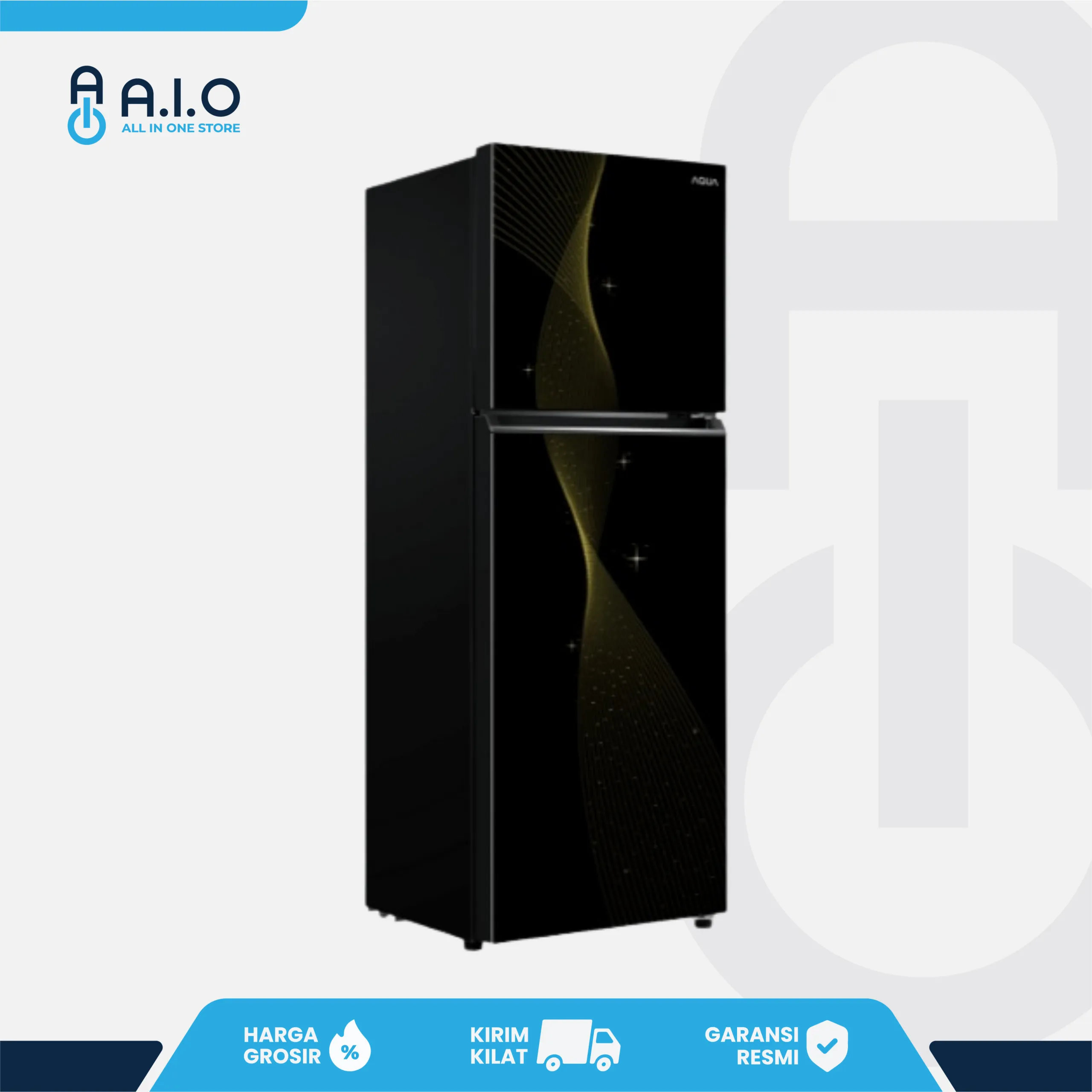 AQUA - KULKAS 2 PINTU 225 L - AQR DTM285CBV(SG) 2 AQR-DTM285CBV(SG) LEFT