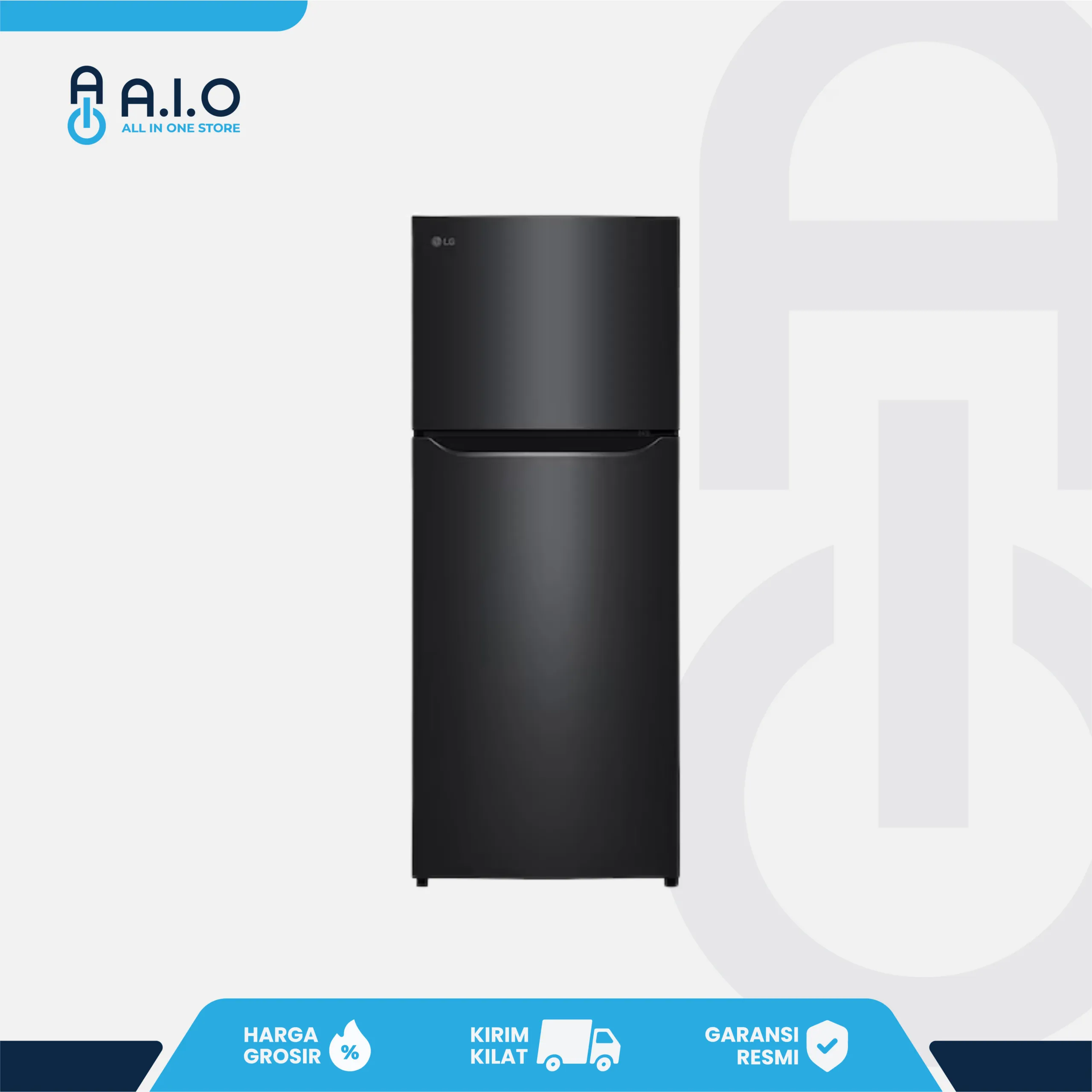 LG - KULKAS 2 PINTU 202 L - GN B202SQIF